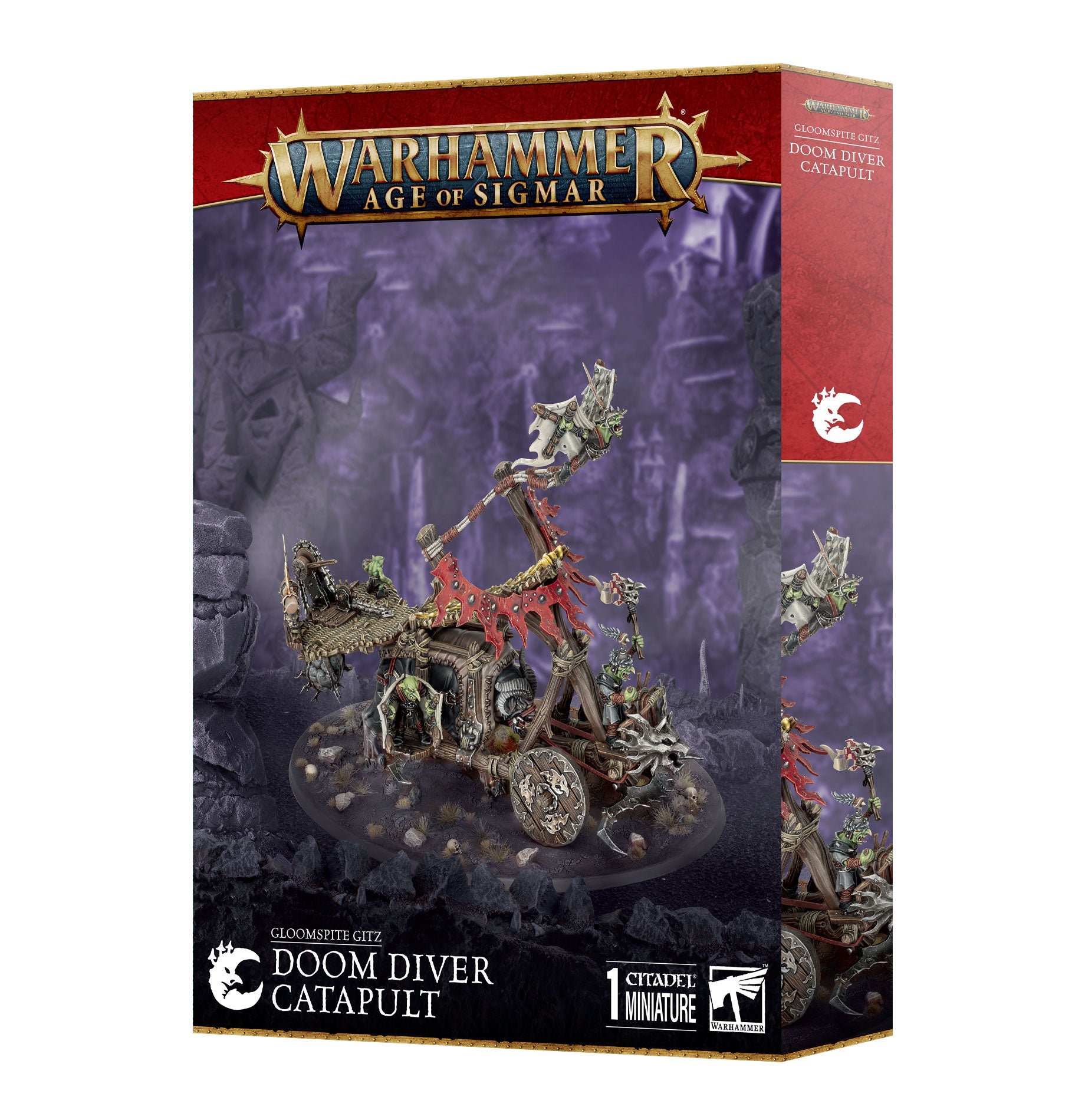 Gloomspite Gitz Doom Diver Catapult - Warhammer Age of Sigmar Miniature for Tabletop Gaming & Fantasy Battles