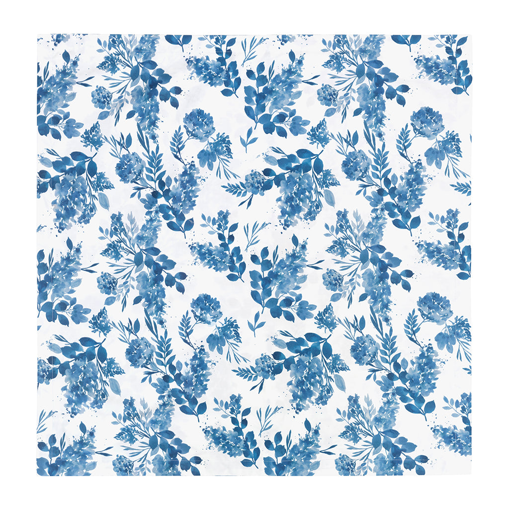 Harlow Indigo Euro Sham Pillow Cover - 100% Cotton Decorative Pillowcase for Bedroom Decor - Perfect for Master Bedroom, Guest Room, and Living Room Accents