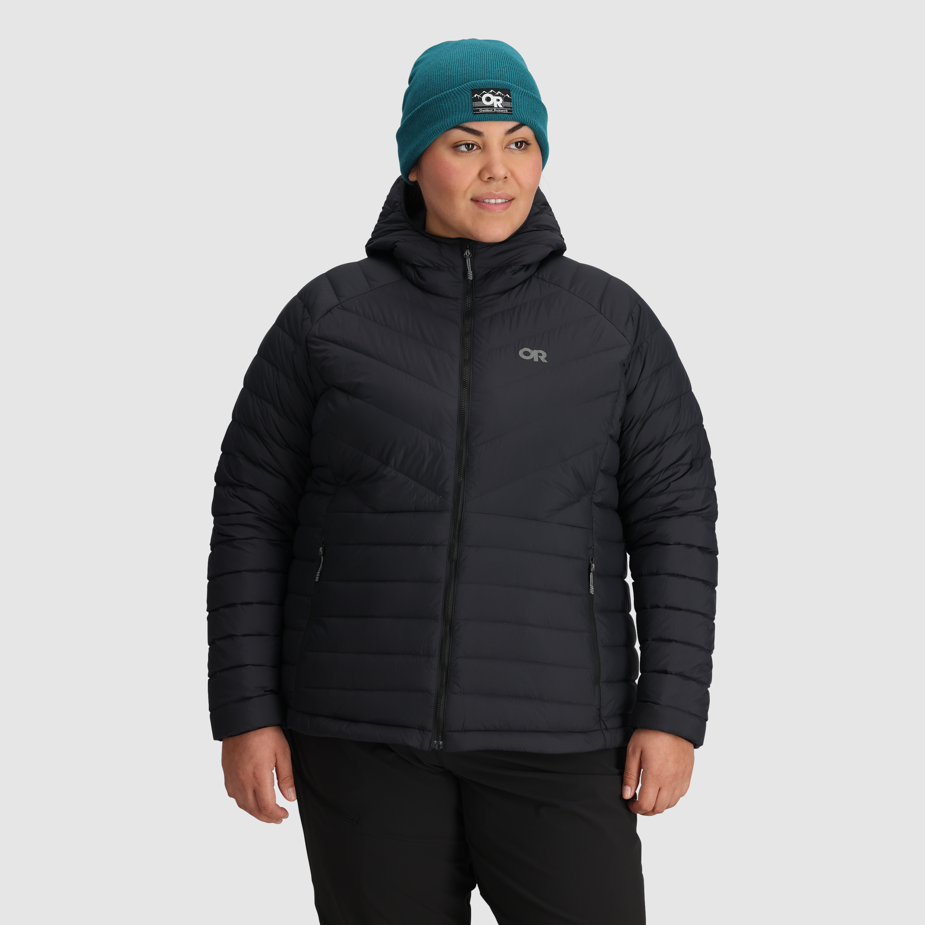 Women's Transcendent Down Hoodie - Lightweight Warm Winter Jacket for Women, Plus Size Puffer Coat - Perfect for Outdoor Activities, Hiking & Casual Wear