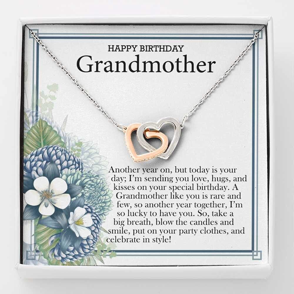 Personalized Message Card Necklace - Handmade Custom Jewelry for Grandmother | Birthday Gift, Christmas Present, Mother's Day | Perfect for Parties, Celebrations & Special Occasions