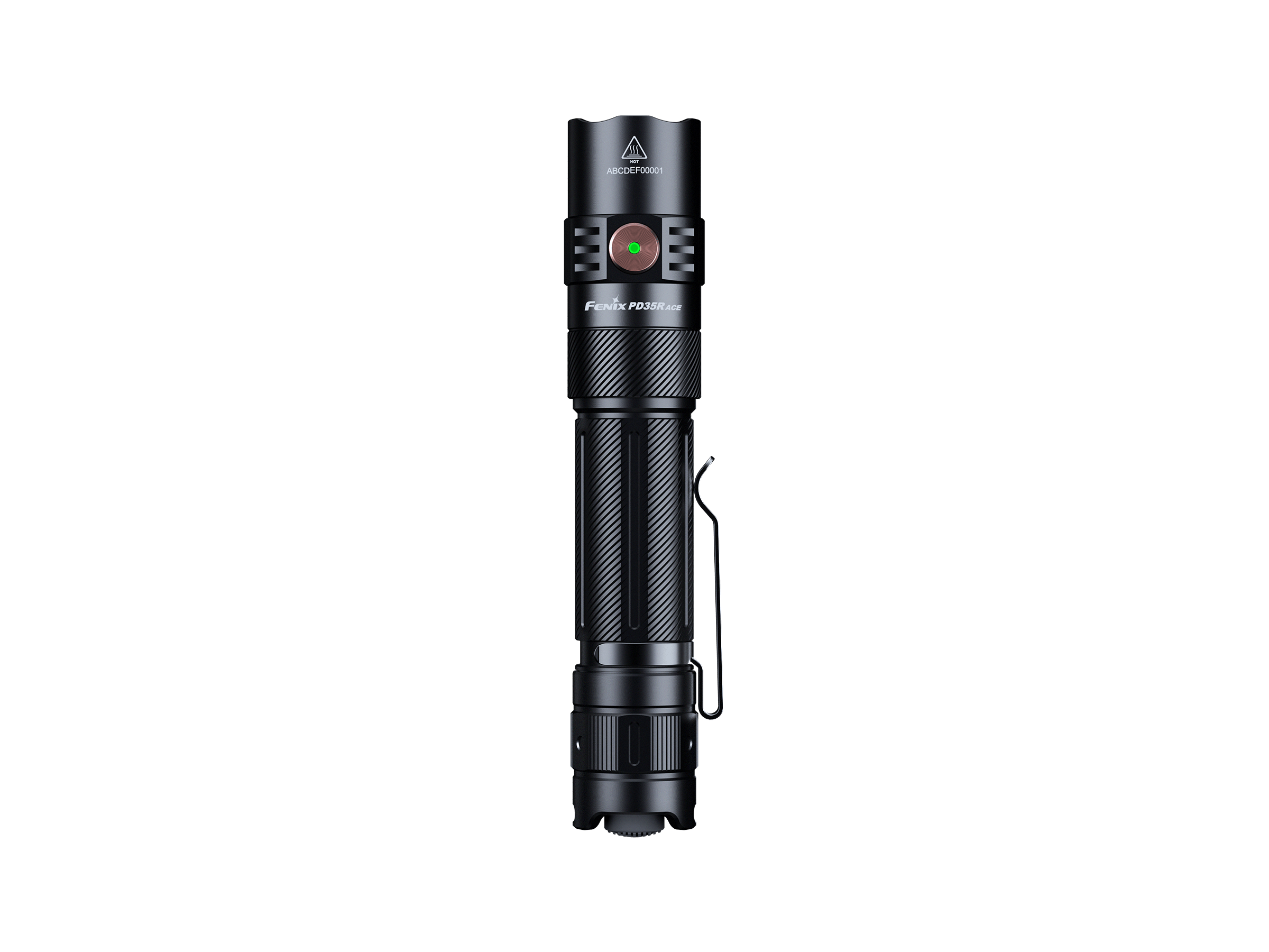 Fenix PD35R ACE Rechargeable Tactical Flashlight - 1600 Lumens, 5 Modes, IP68 Waterproof - Perfect for Camping, Hiking, Emergency & Outdoor Adventures