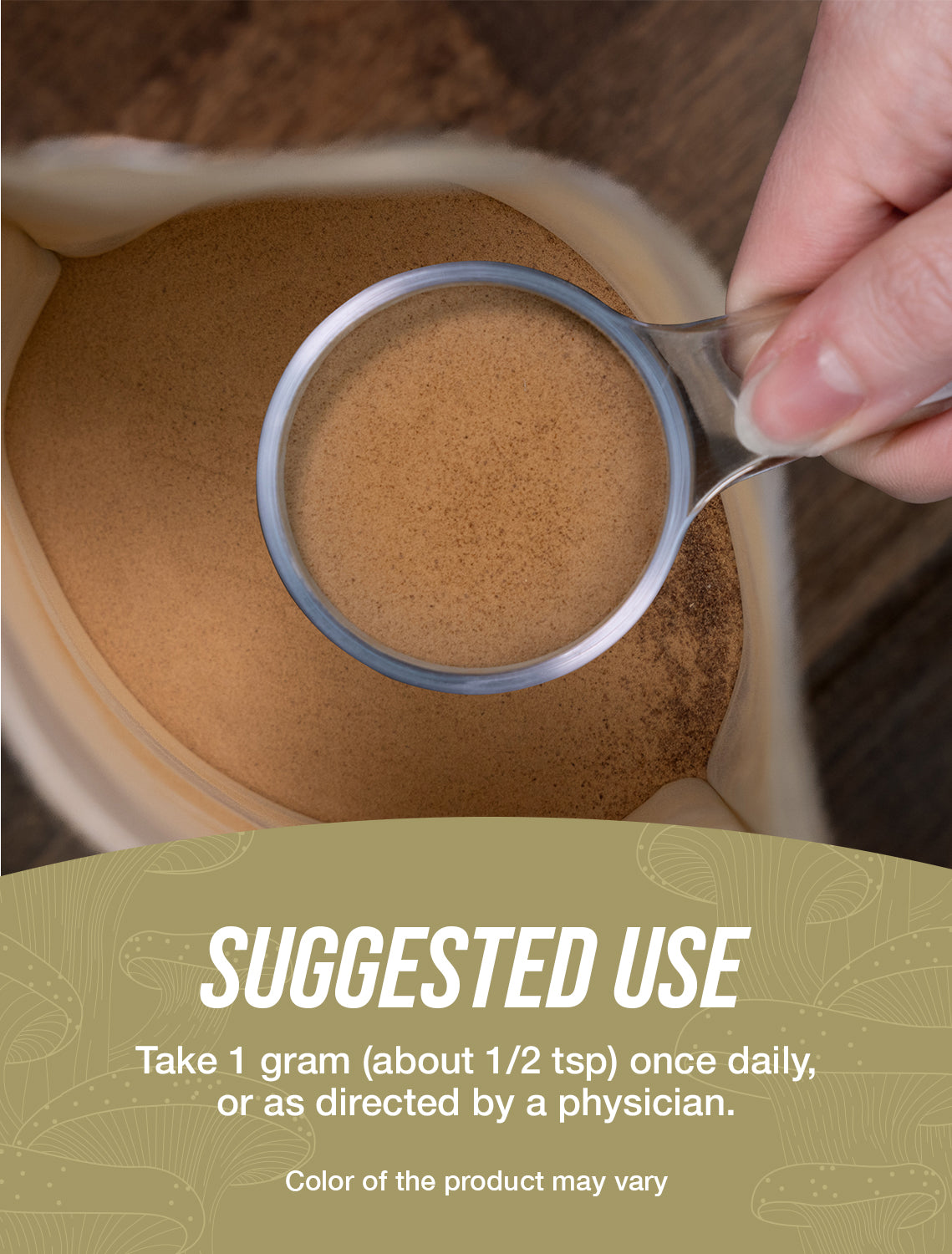 Premium Organic Lion's Mane Mushroom Powder - 100% Pure, Vegan & Gluten-Free - Supports Brain Health & Cognitive Function - Perfect for Coffee, Smoothies & Nootropic Stacks