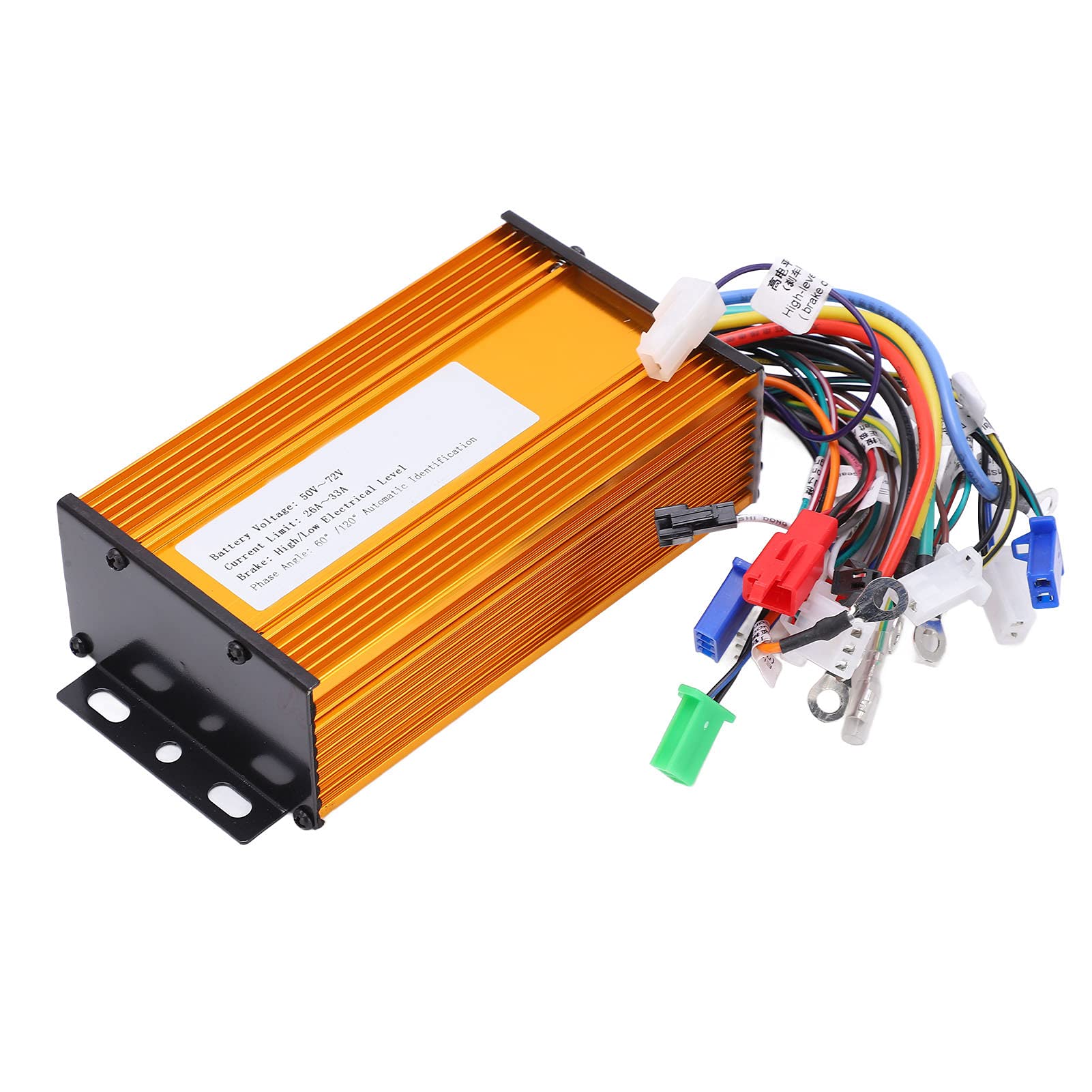 Brushless Motor Controller 12 Tube 3 Mode - 50V-72V Electric Bike Controller for E-Bike & Scooter Conversion Kit | Perfect for DIY Electric Bicycle Modification & Performance Upgrade