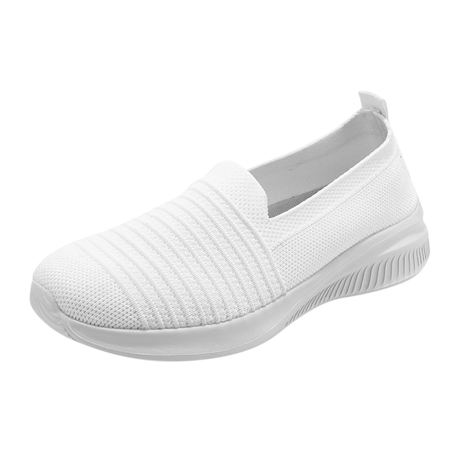 Breathable Mesh Women's Summer Sneakers - Comfortable Slip-On Casual Shoes with Low Heel for Walking, Running & Outdoor Activities