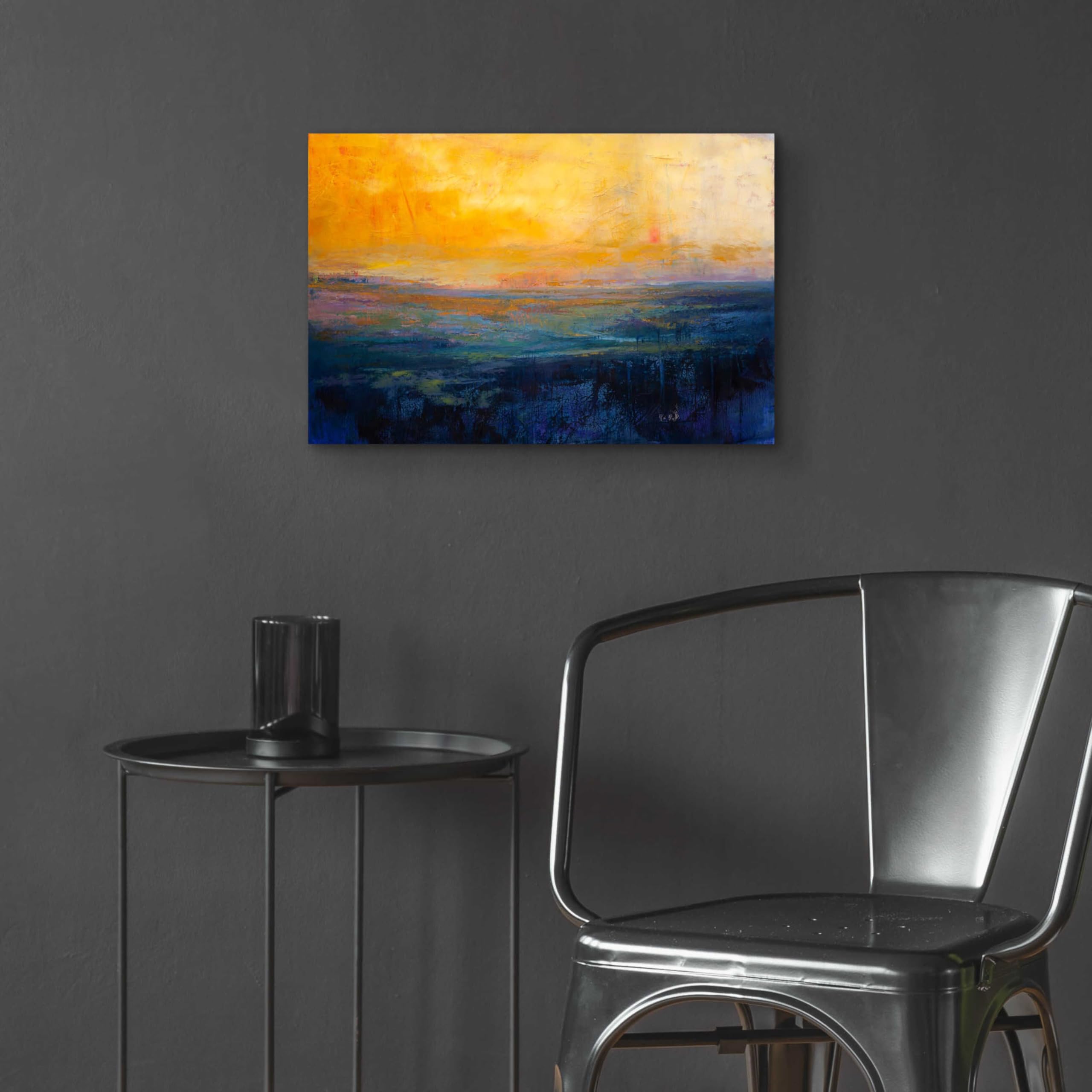 Patrick Dennis 'Divine Perfection' Acrylic Glass Wall Art - 24x16 Inches Modern Abstract Painting for Living Room, Bedroom & Office Decor