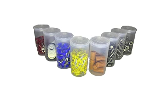 10 Pack of DRAM 13 Squeeze Pop Top Bottles - USA Made Clear Plastic Containers for Essential Oils, Lotions & DIY Crafts - Small Business Fast Shipping