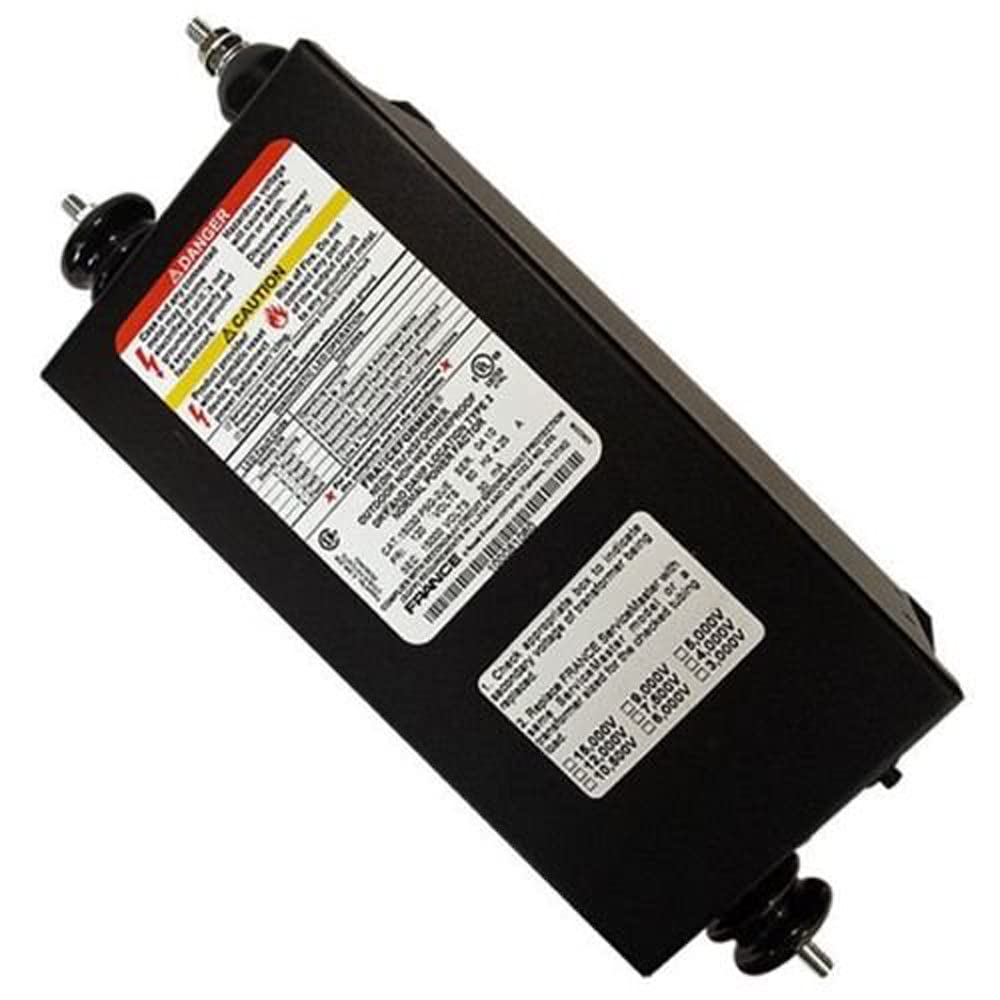 France 12030 P5G-2E 12000V 30mA Outdoor Neon Transformer - 120V Input with Free Sport Zone Neon Footage Chart for Outdoor Signage & Commercial Lighting