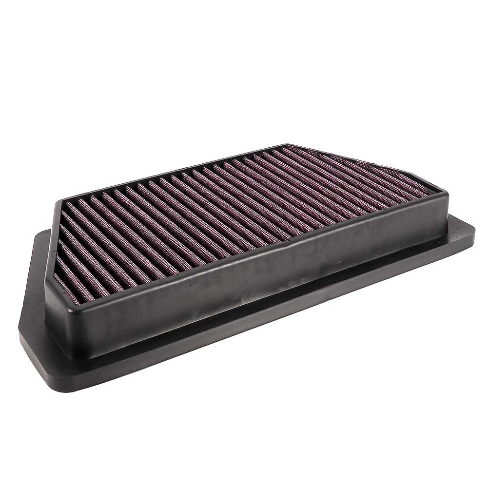 Qiilu Motorcycle Air Filter - High Performance Intake Cleaner for CBR1000RR Engine | Durable Plastic Air Intake Filter for Motorbike Maintenance & Off-Road Riding