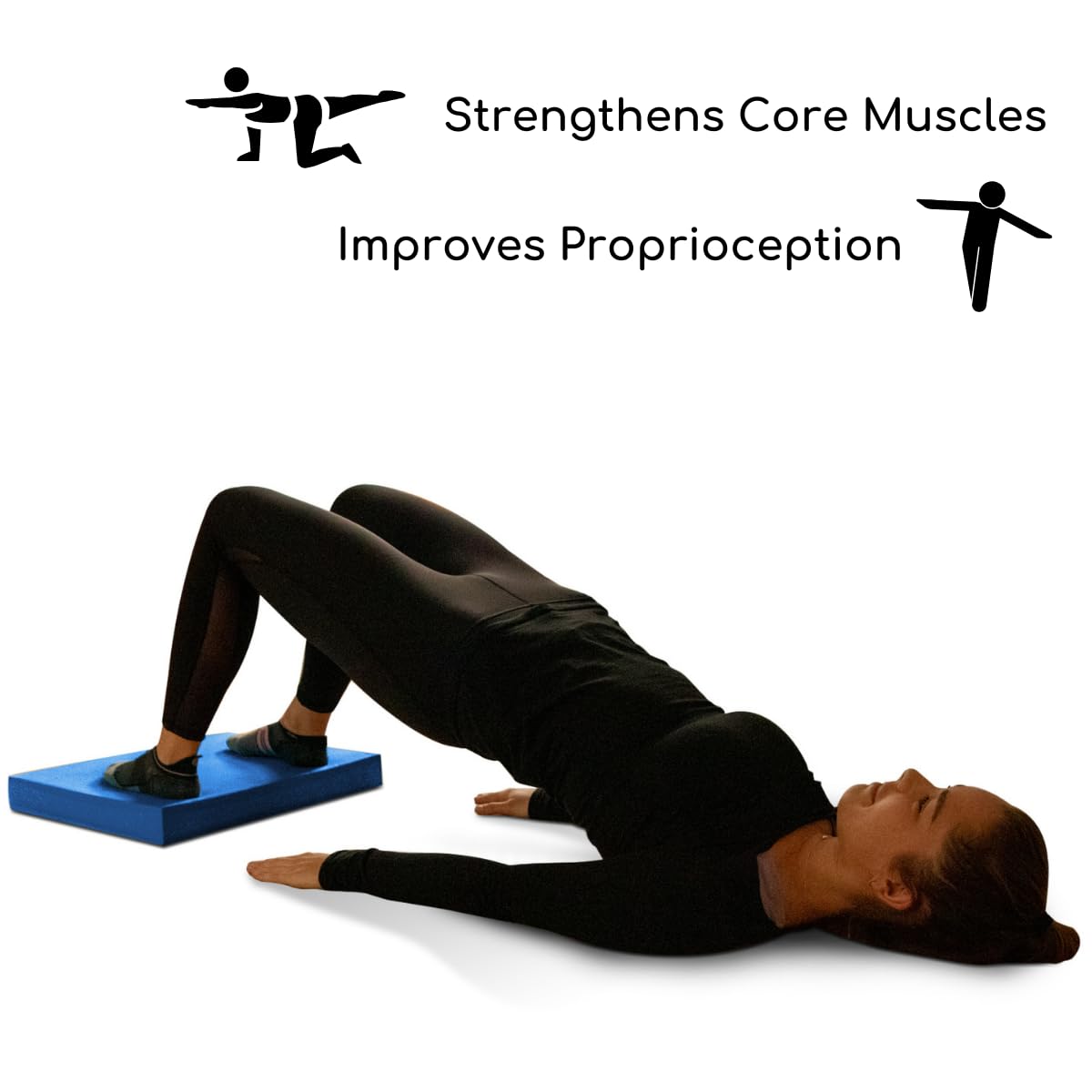 Premium XL Balance Pad for Yoga & Fitness Training - Non-Slip Foam Cushion for Men & Women - Improve Stability, Core Strength & Rehabilitation - Perfect for Home Gym, Physical Therapy & Pilates Workouts