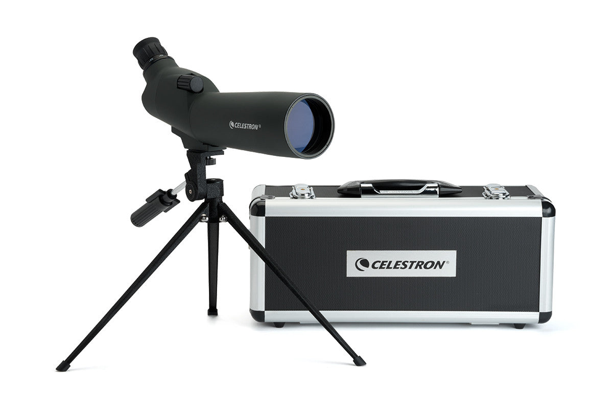 UpClose 20-60x60mm Angled Zoom Spotting Scope for Bird Watching, Hunting & Outdoor Adventures - Compact & High Magnification for Clear Viewing