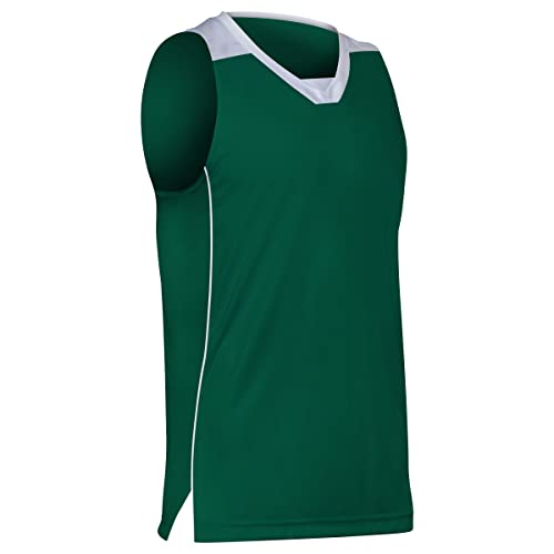 Forest Green, White