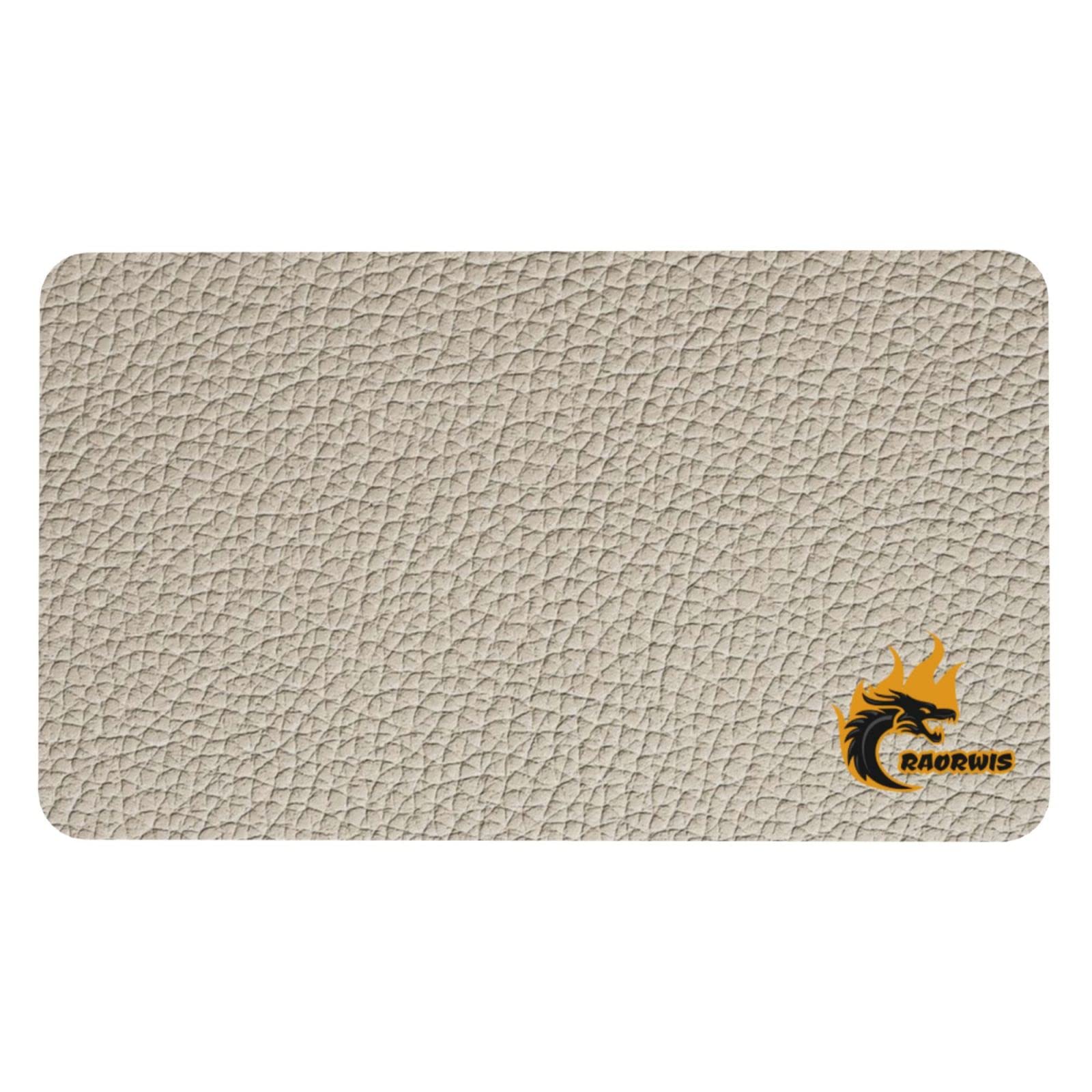 Premium White Leather Mouse Pad & Desk Mat - 23.6x13.8 Inch Large Waterproof Laptop Work Surface for Office, Home, and School - Perfect for Computer Workstations, Gaming Setups, and Study Desks