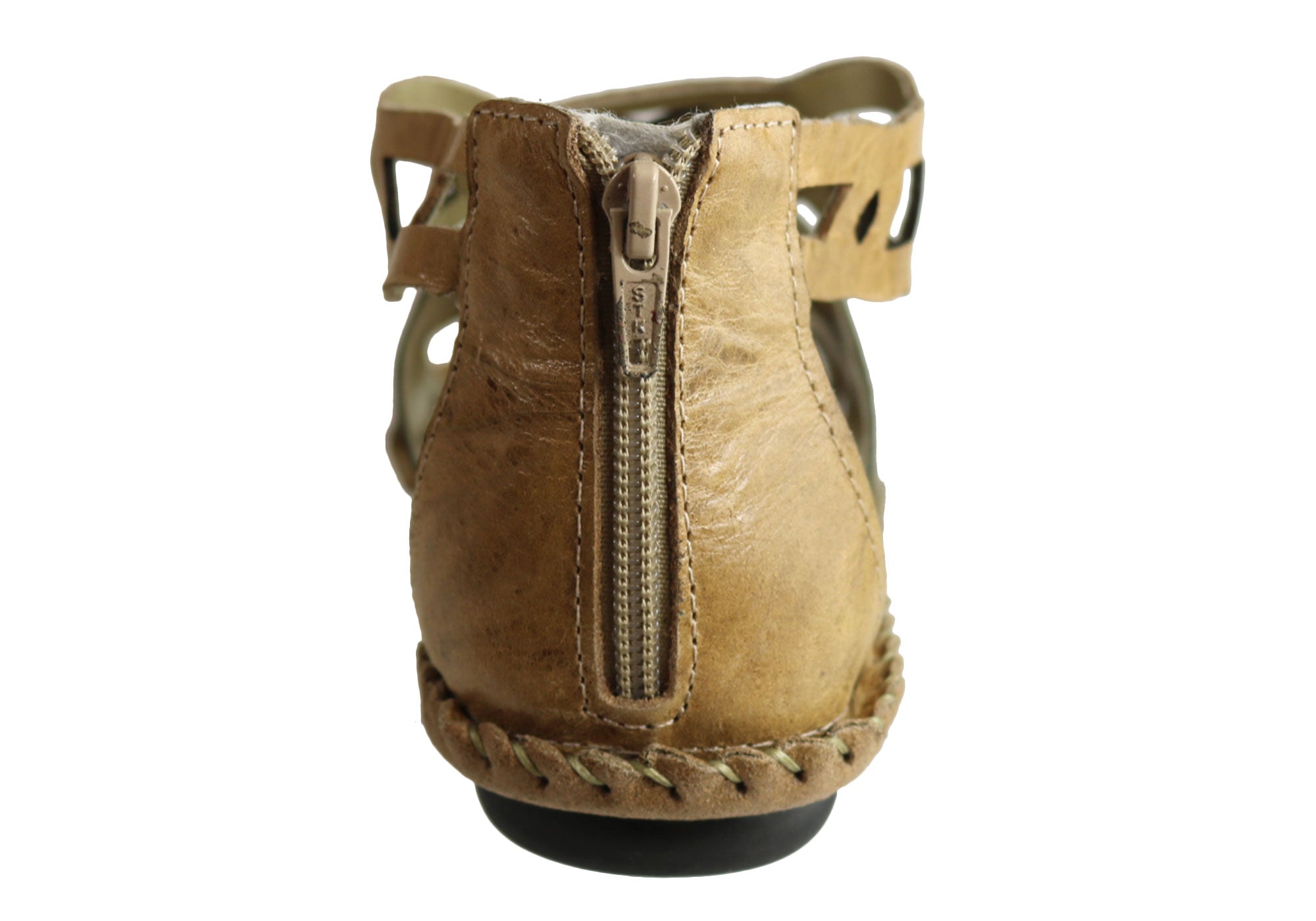 Andacco Betti Women's Comfortable Flat Leather Sandals - Handmade in Brazil - Perfect for Beach, Vacation & Summer Outfits