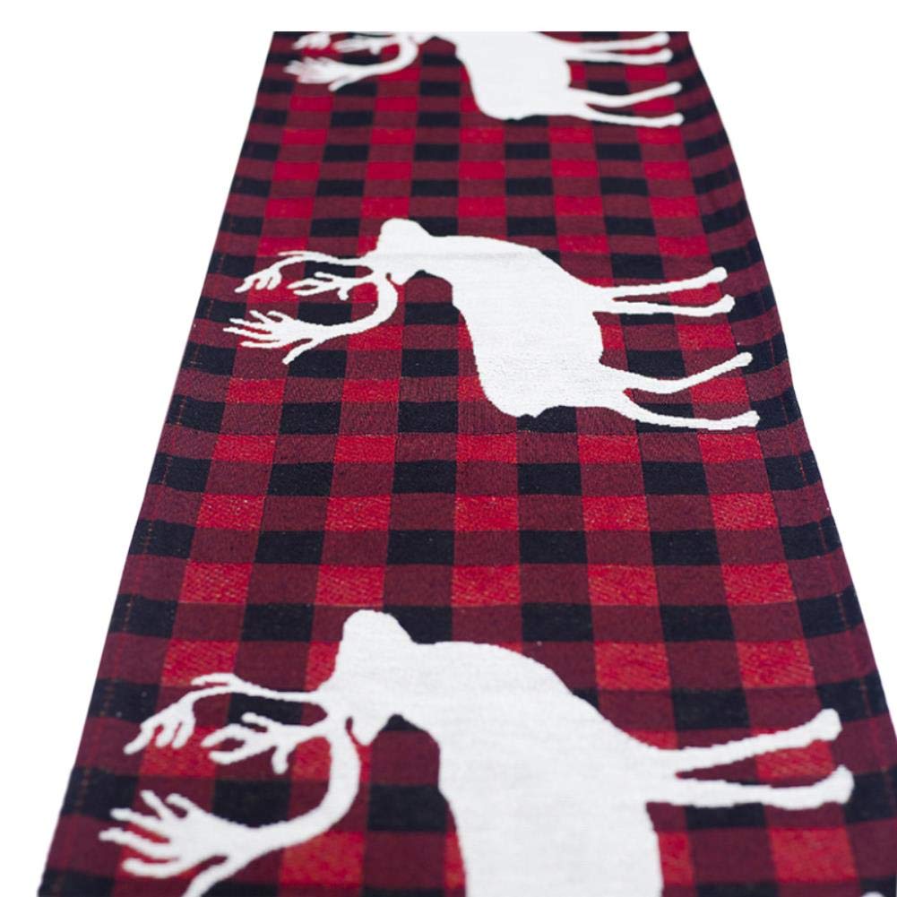 Shanyuna 72 Inch Christmas Table Runner - Holiday Dining Tablecloth for Thanksgiving, Autumn, New Year & Party Decor - Elegant Table Linens for Coffee Table, Dresser & Dining Room
