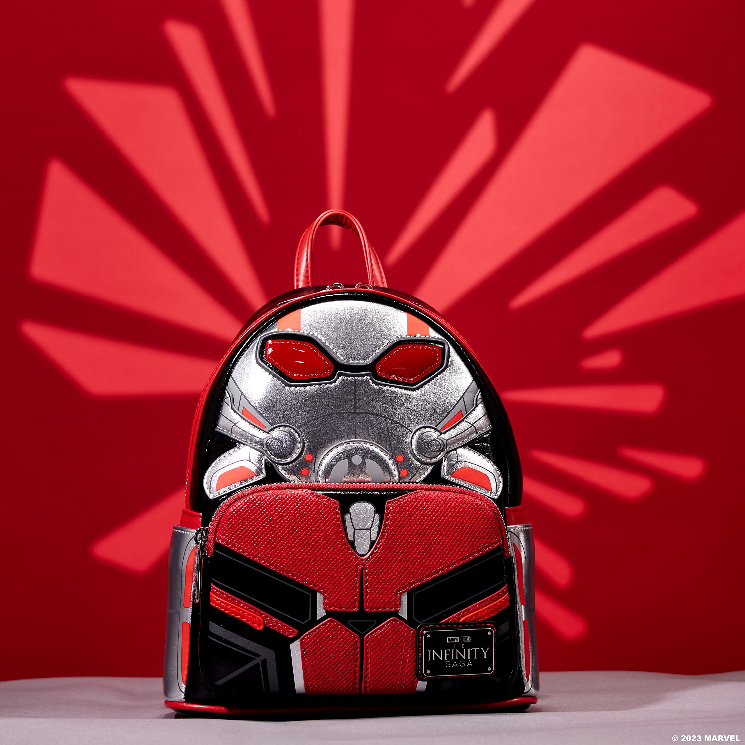 Official Marvel Ant-Man Loungefly Backpack - Cute Collectible Bag for Boys, Girls, Men & Women - Perfect Gift for Movie Fans - Great for School, Travel & Comic Con Events