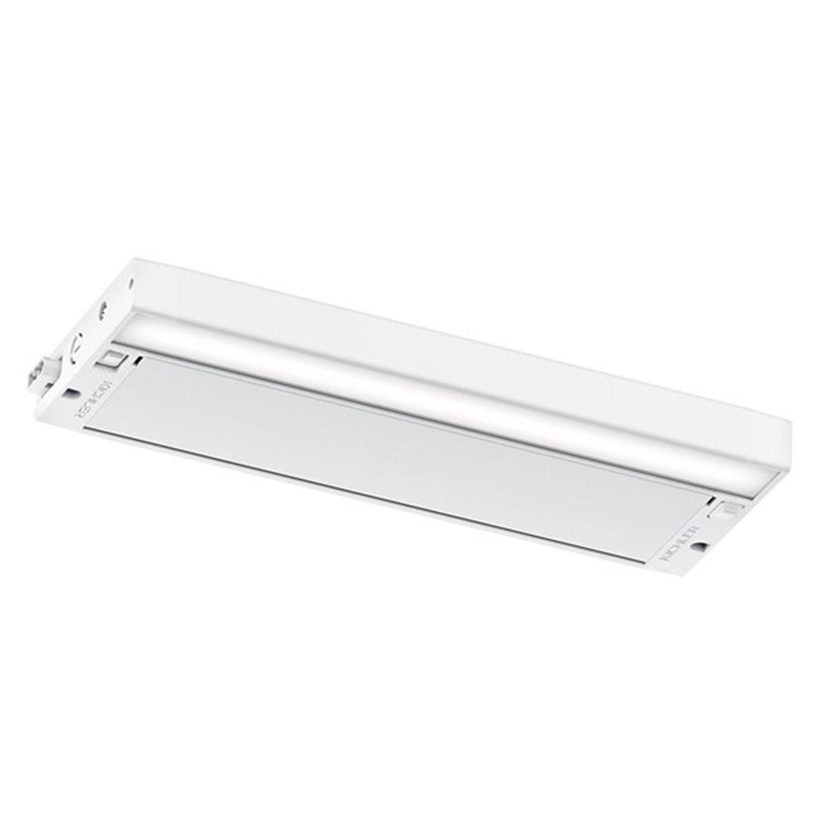 6U Series 12 Inch 120V LED Under Cabinet Lighting - 2700K/3000K Warm White - Perfect for Kitchen, Pantry, Bookshelf & Display Case Illumination