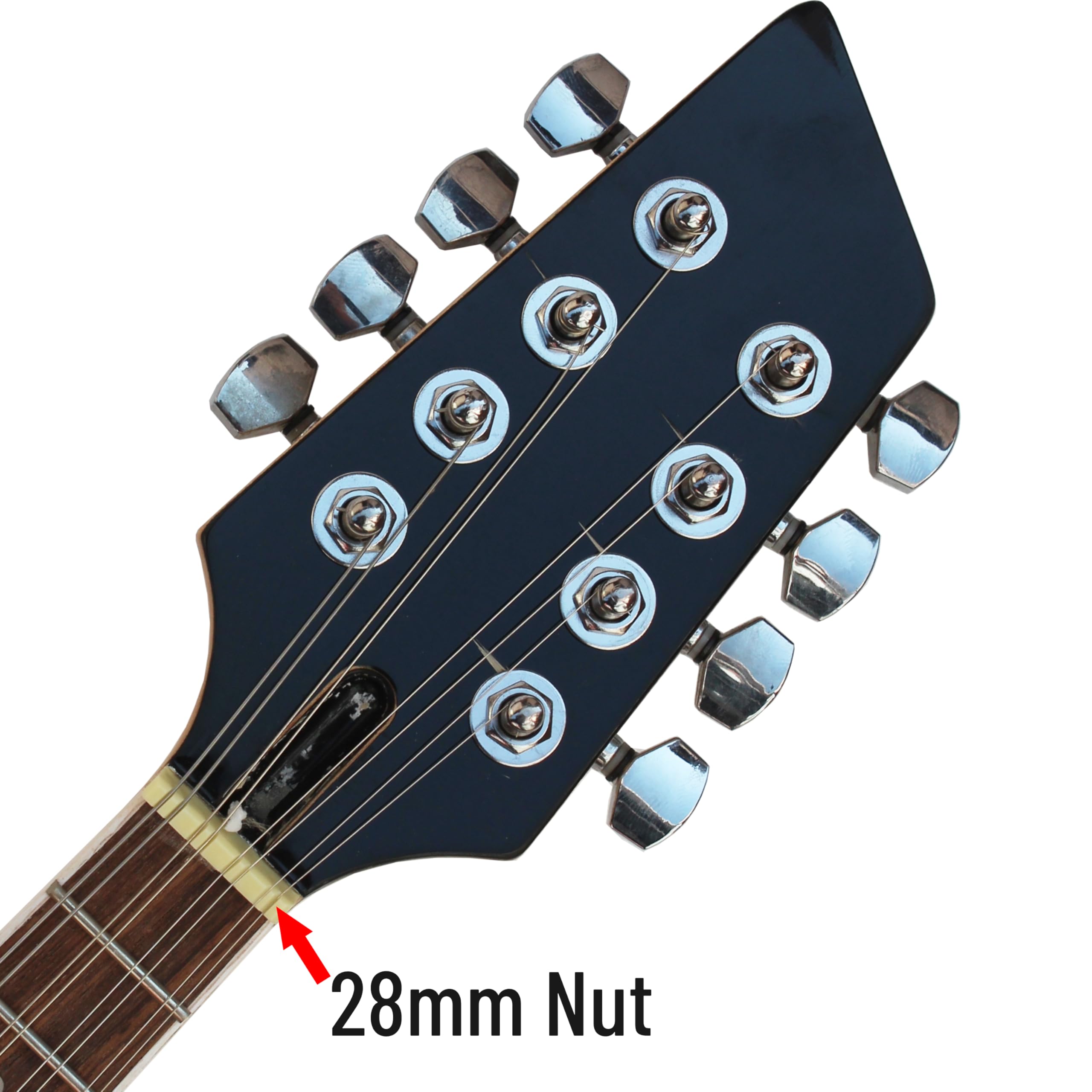 8-String Acoustic Electric Mandocaster Mandolin for Beginner Adults - Black | Perfect for Folk, Bluegrass & Live Performances