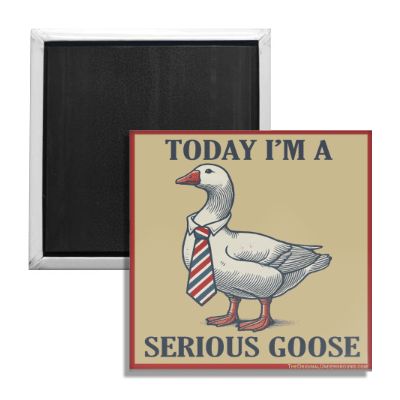 Funny Goose Fridge Magnet - Hilarious Kitchen Decor for Refrigerator, Office & Home - Perfect Gift for Animal Lovers & Humor Enthusiasts