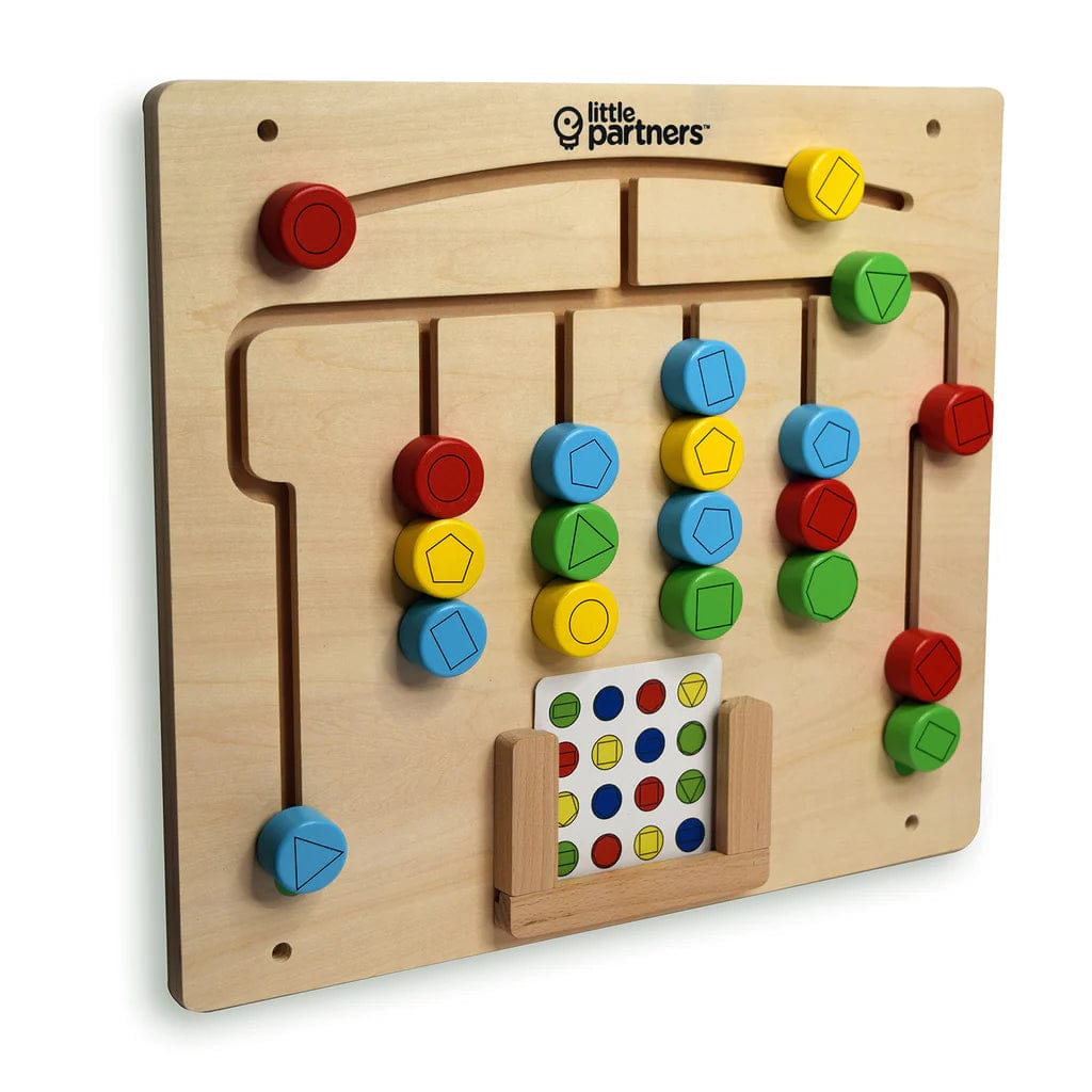Little Partner Developmental Activity Boards - Montessori Sensory Toys for Toddlers & Kids - Perfect for Early Learning & Fine Motor Skills Development at Home or Classroom