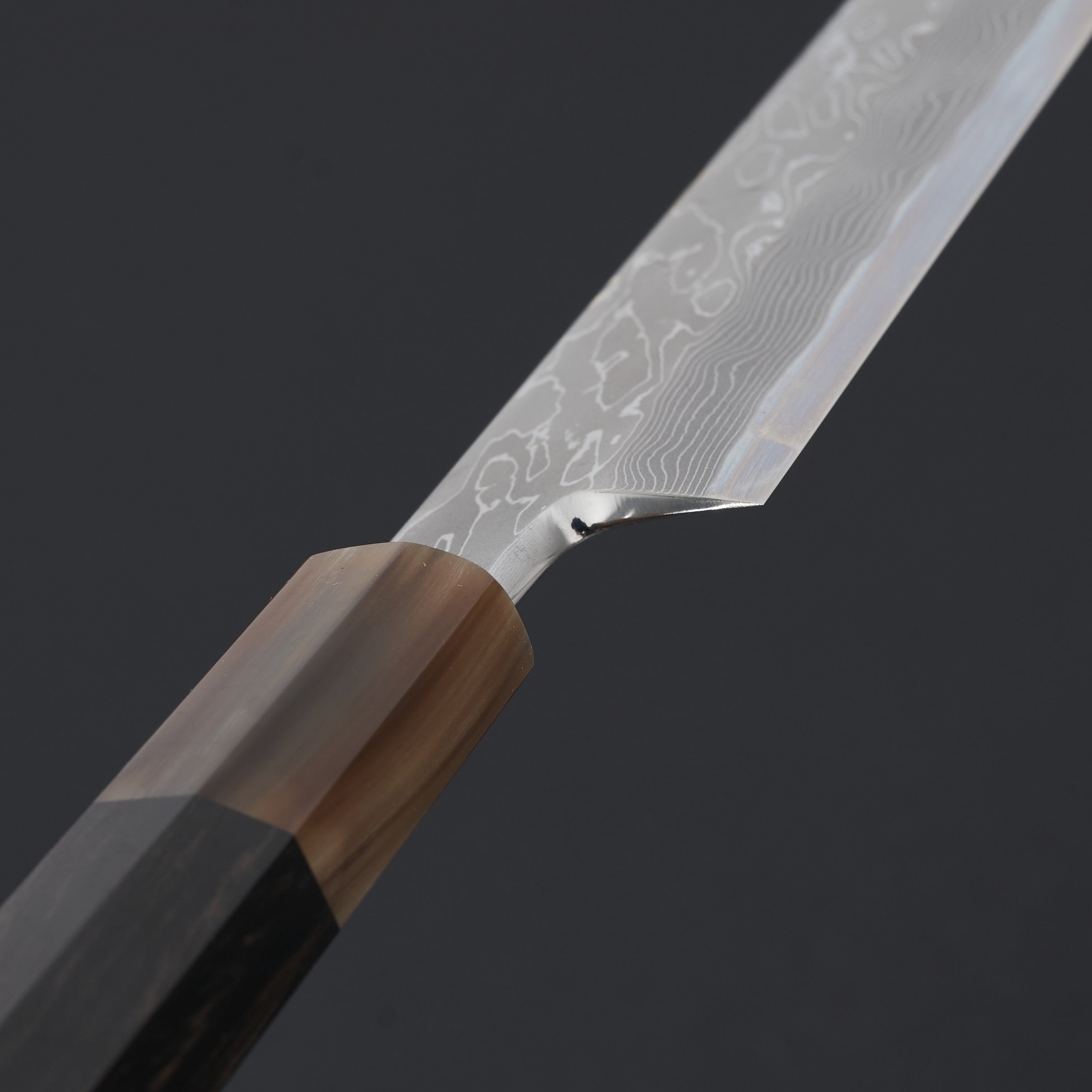 Hitohira Kikuchiyo Mosuke Kikko Blue #1 Yanagiba 300mm Japanese Sushi Knife with Ebony Handle & Saya - Perfect for Sushi Chefs & Japanese Cuisine Lovers