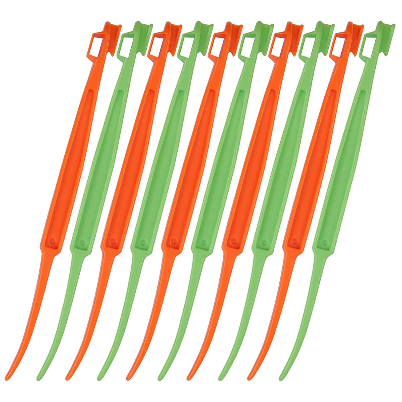 10PCS Orange Citrus Peelers - Safe Plastic Lemon Slicer Cutter & Peeler Set - Japanese Style Fruit Remover Tool for Kitchen, Baking & Cocktails (One Size)