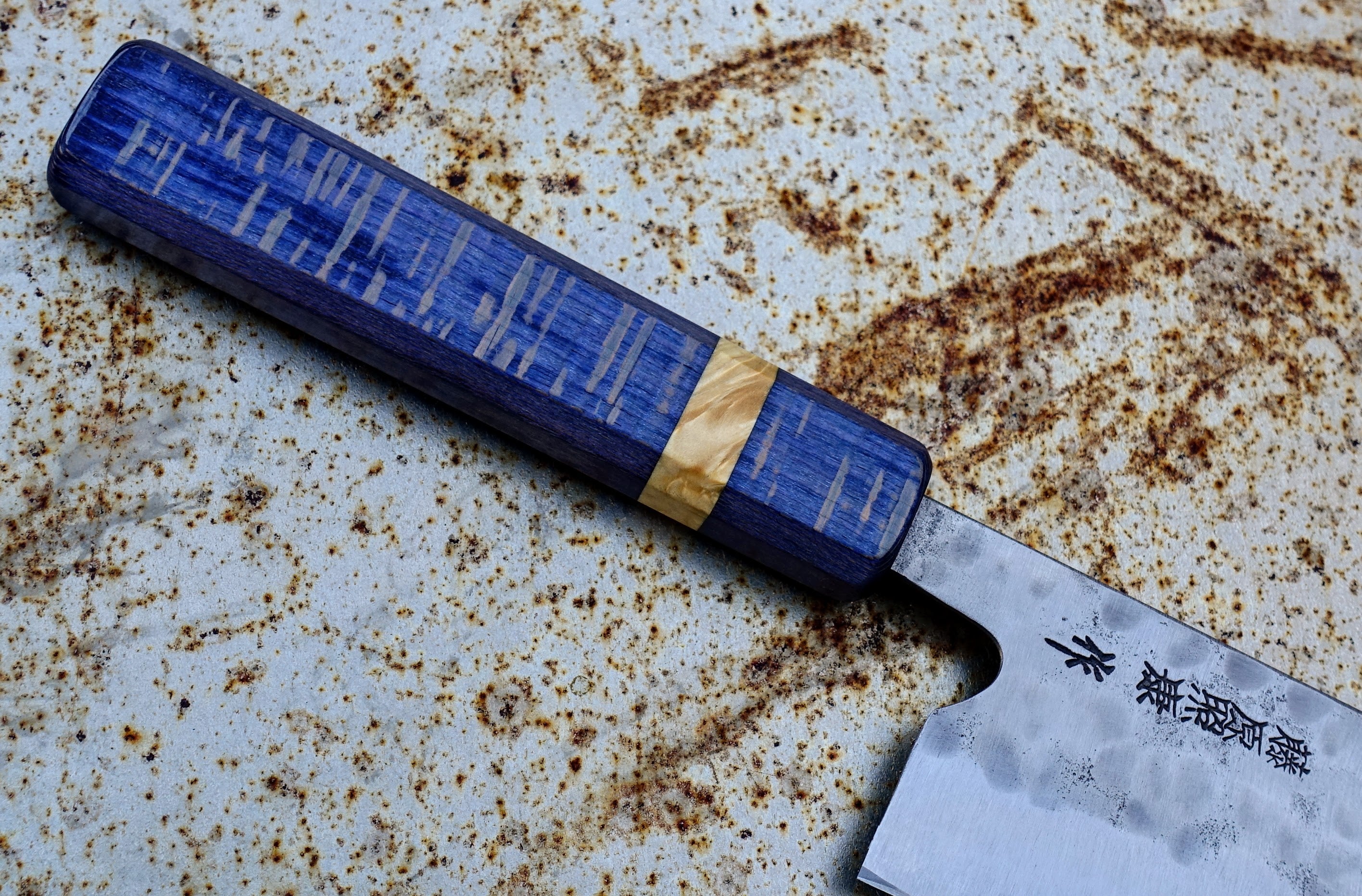 Premium Fujiwara Teruyasu 195mm Gyuto Japanese Chef Knife - Handcrafted Custom Handle - High Carbon Steel Blade for Professional Chefs & Home Cooking - Perfect for Sushi, Meat Cutting & Vegetable Prep