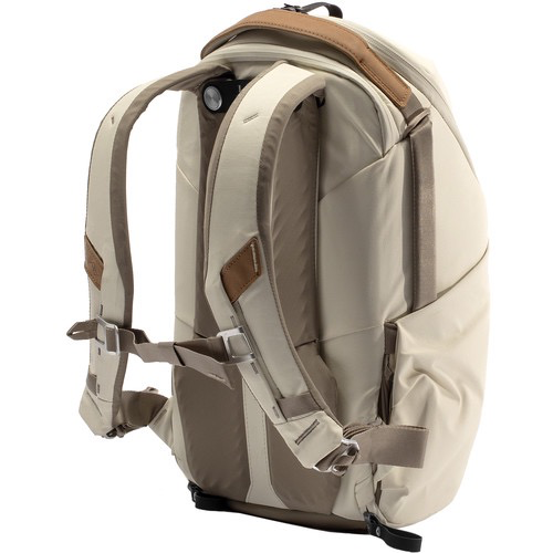 Peak Design Everyday Backpack 15L - Waterproof Camera Backpack with Zip Closure, Bone Color - Perfect for Travel, Photography & Daily Commute