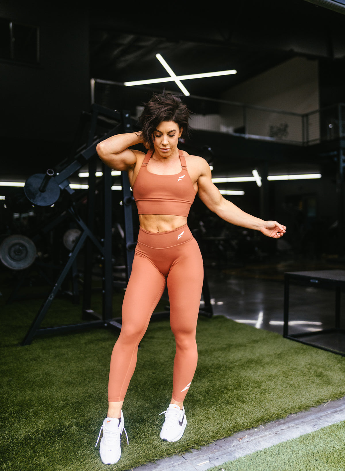 Essential High-Waisted Leggings for Women - Soft & Stretchy Yoga Pants - Perfect for Workouts, Running & Lounge Wear - Pumpkin Color