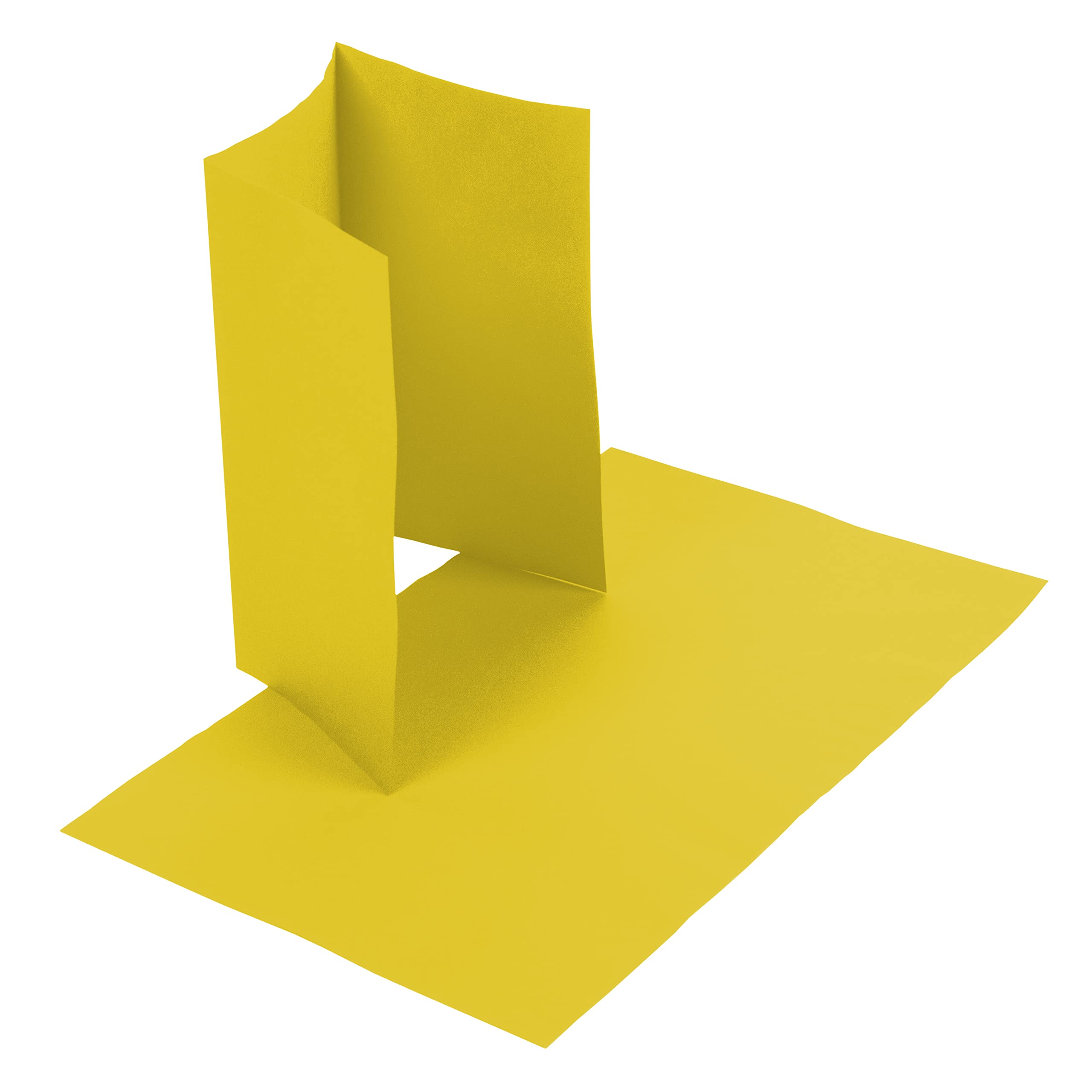 JAM PAPER Legal 65lb Cardstock - 8.5 x 14 Coverstock - 176 GSM - Yellow Recycled Paper - 50 Sheets per Pack - Perfect for Business Cards, Invitations & Craft Projects