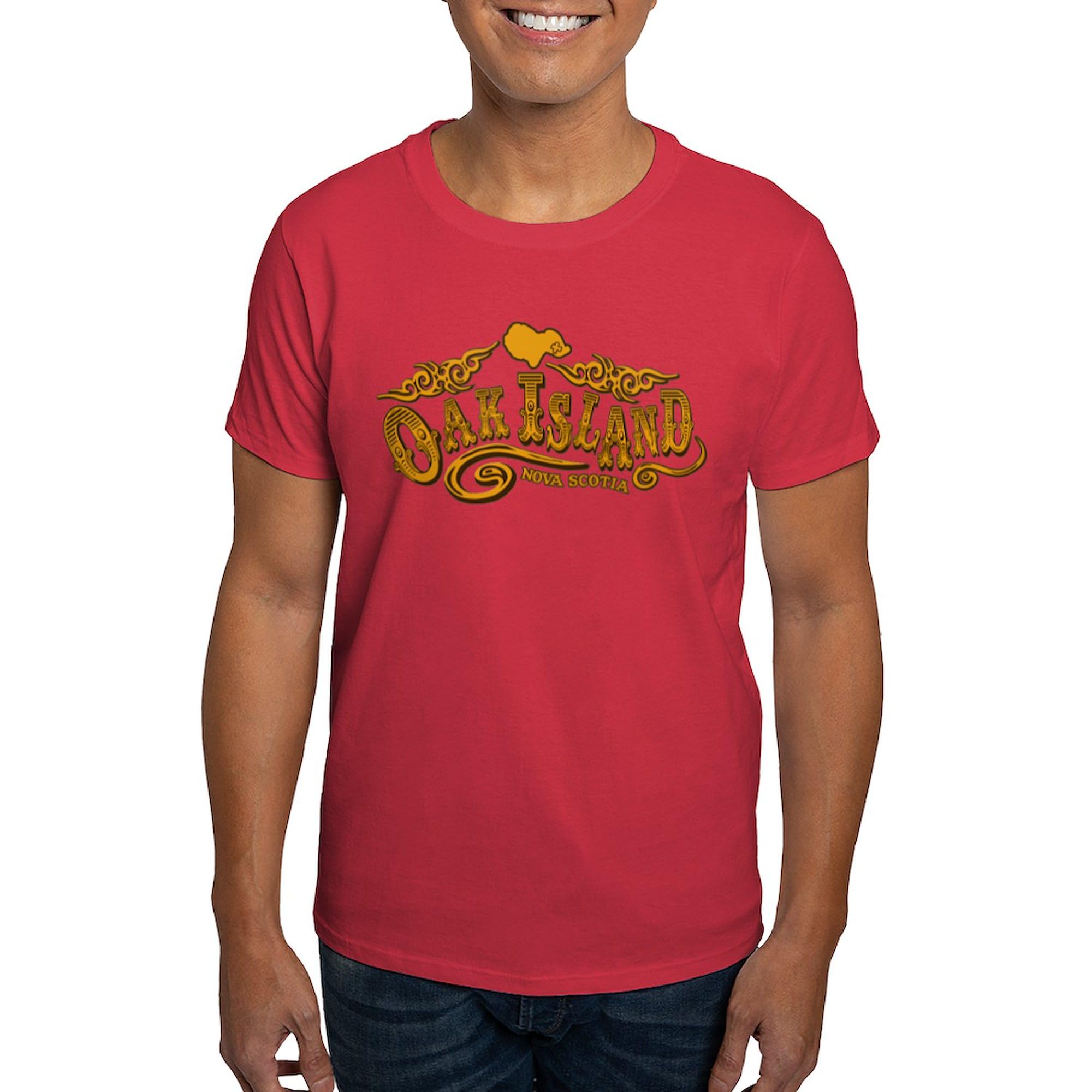 **Oak Island Saloon Dark T-Shirt for Men - 100% Cotton Classic Graphic Tee - Perfect for Casual Wear, Gifts & Themed Events**
