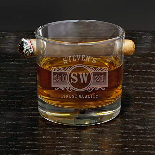 Single Round Cigar Glass
