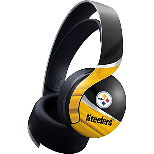 Officially Licensed NFL Pittsburgh Steelers PS5 Pulse 3D Wireless Headset Skin - Custom Decal Gaming Cover for Sony PlayStation 5 Accessories | Perfect for Gamers & Sports Fans