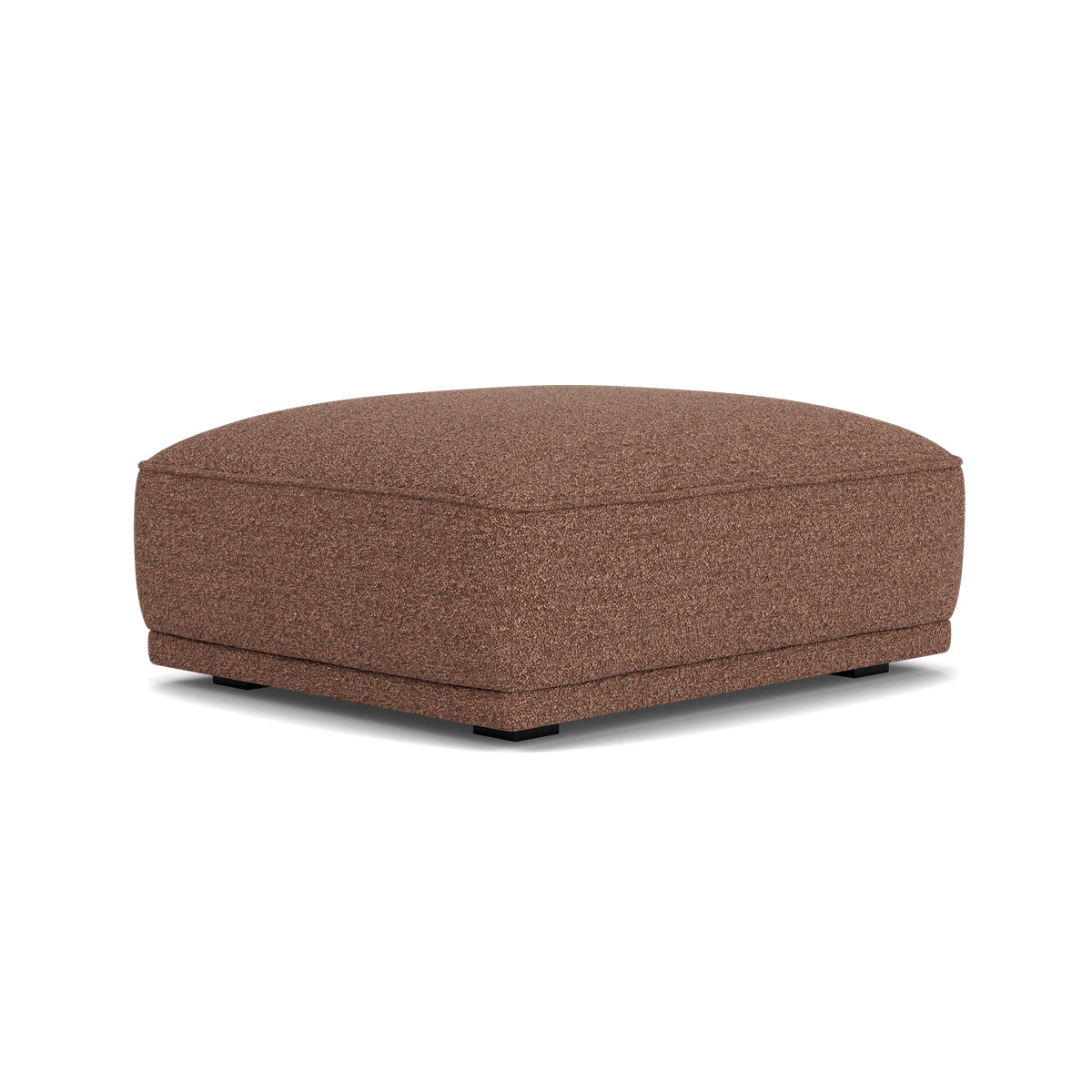 Leonora Boucle Ottoman Stool - Soft Velvet Upholstered Round Footrest Pouf for Living Room, Bedroom, and Nursery - Perfect for Extra Seating and Stylish Home Decor