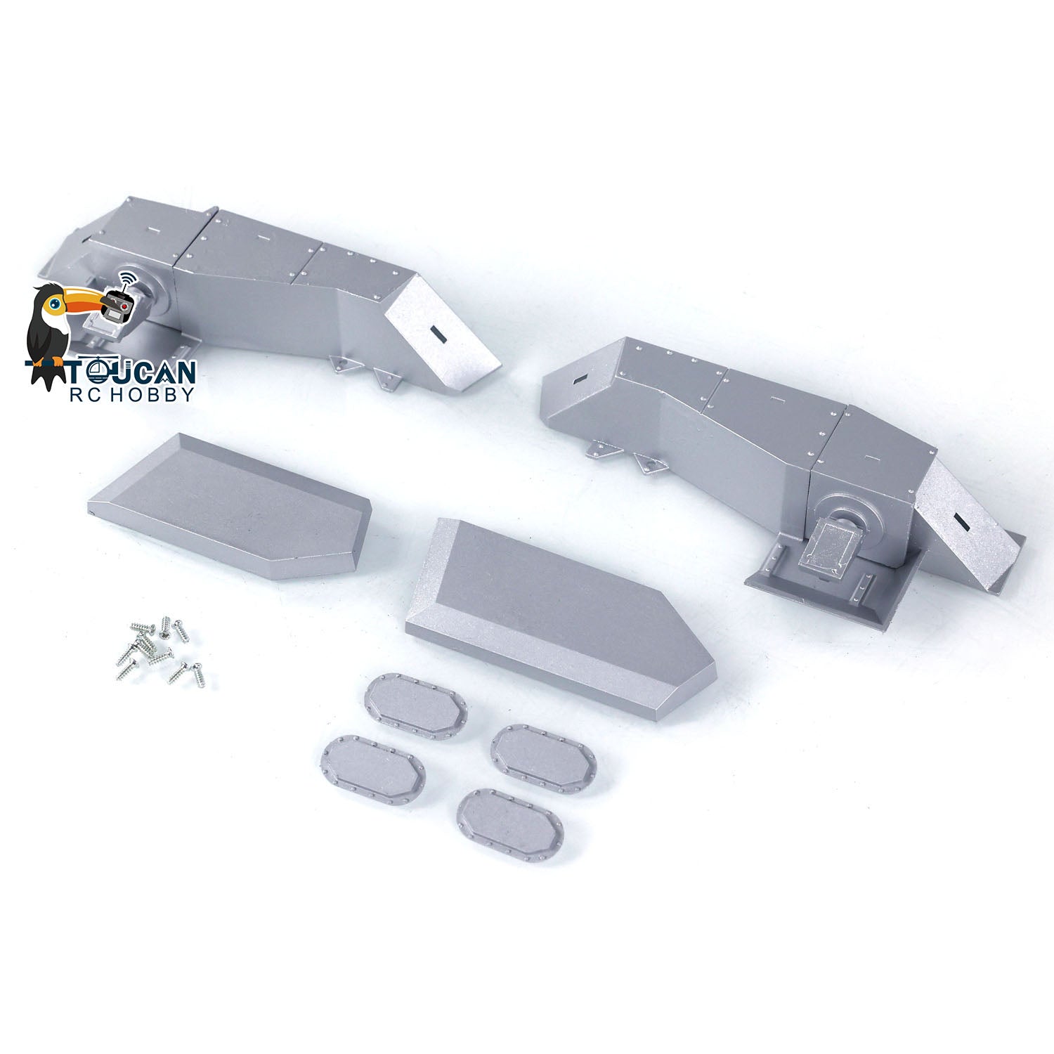 1/16 Heng Long RC Tank M1A2 Abrams 3918 Metal Decorative Parts - Painted Military Vehicle Accessories for Radio Controlled Armored Model | Perfect for Tank Enthusiasts & Collectors | Enhance Your RC Tank Display & Battles