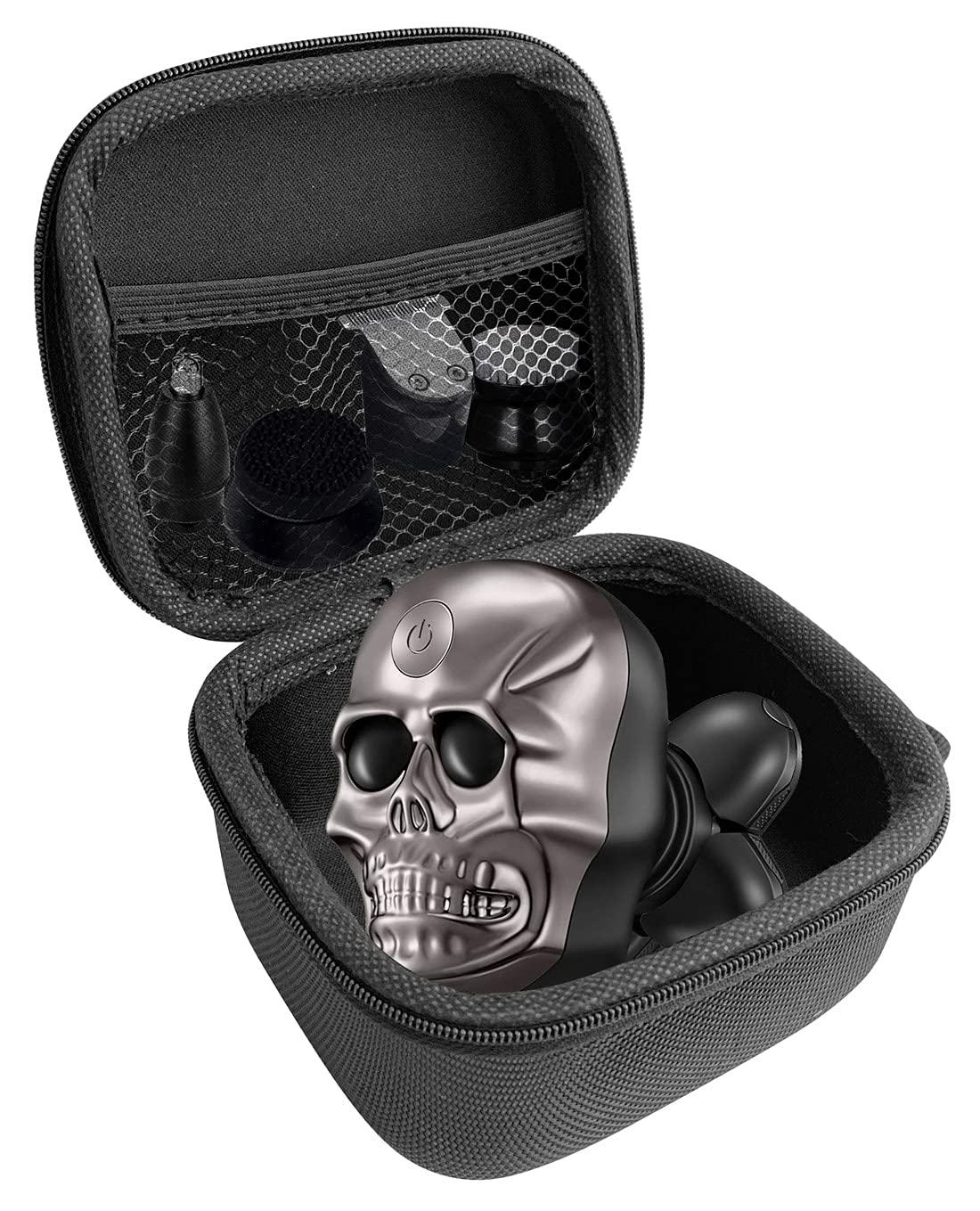 Roziahome Electric Razor 6-in-1 Grooming Kit Hard Travel Case | Bald Head Shaver Storage | Perfect for Travel, Gym & Home Use