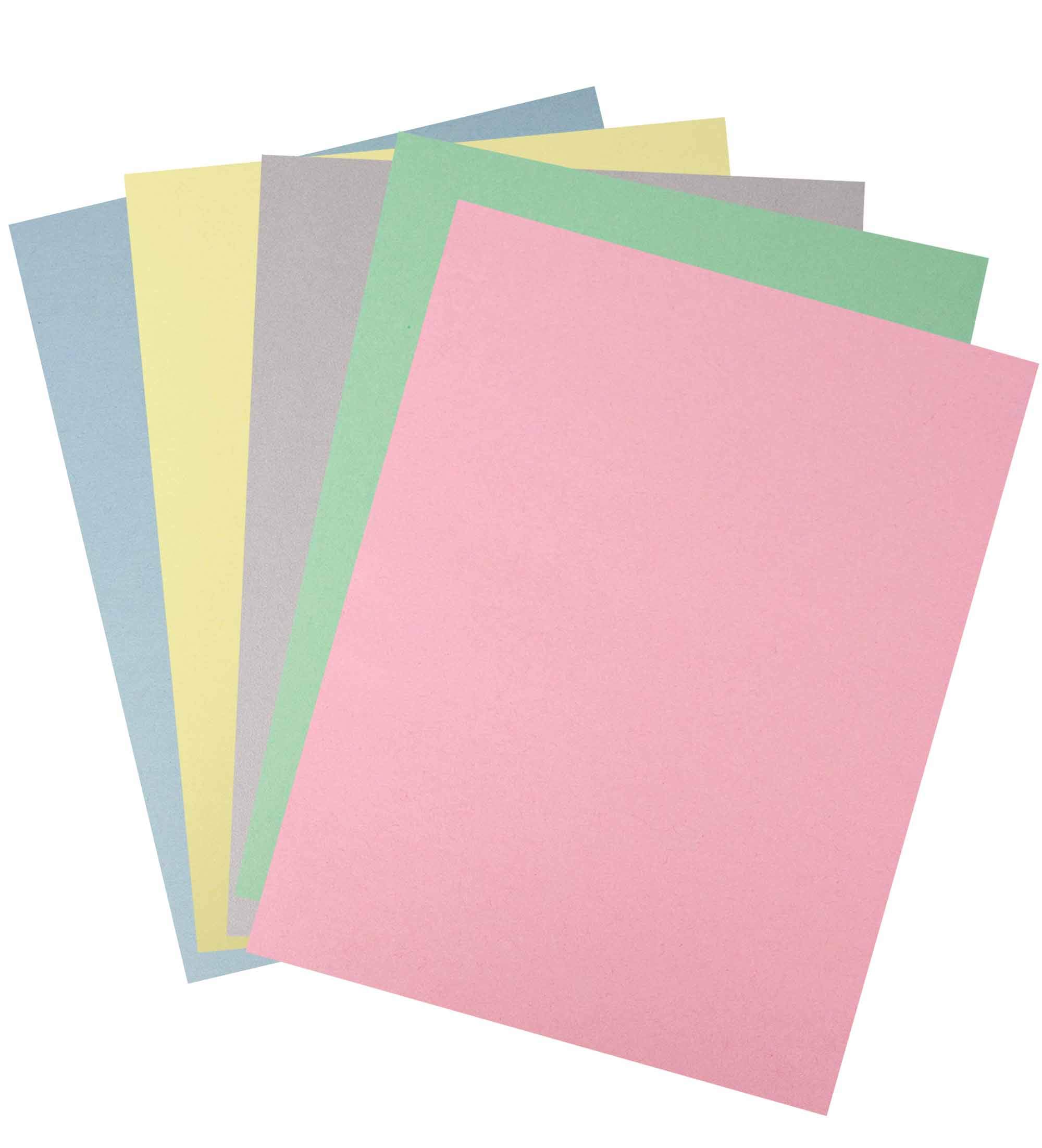 100 Sheets Premium Colored Cardstock Paper - 67lb/147gsm Vellum Bristol Cover, Printer & Copy Paper, 8.5