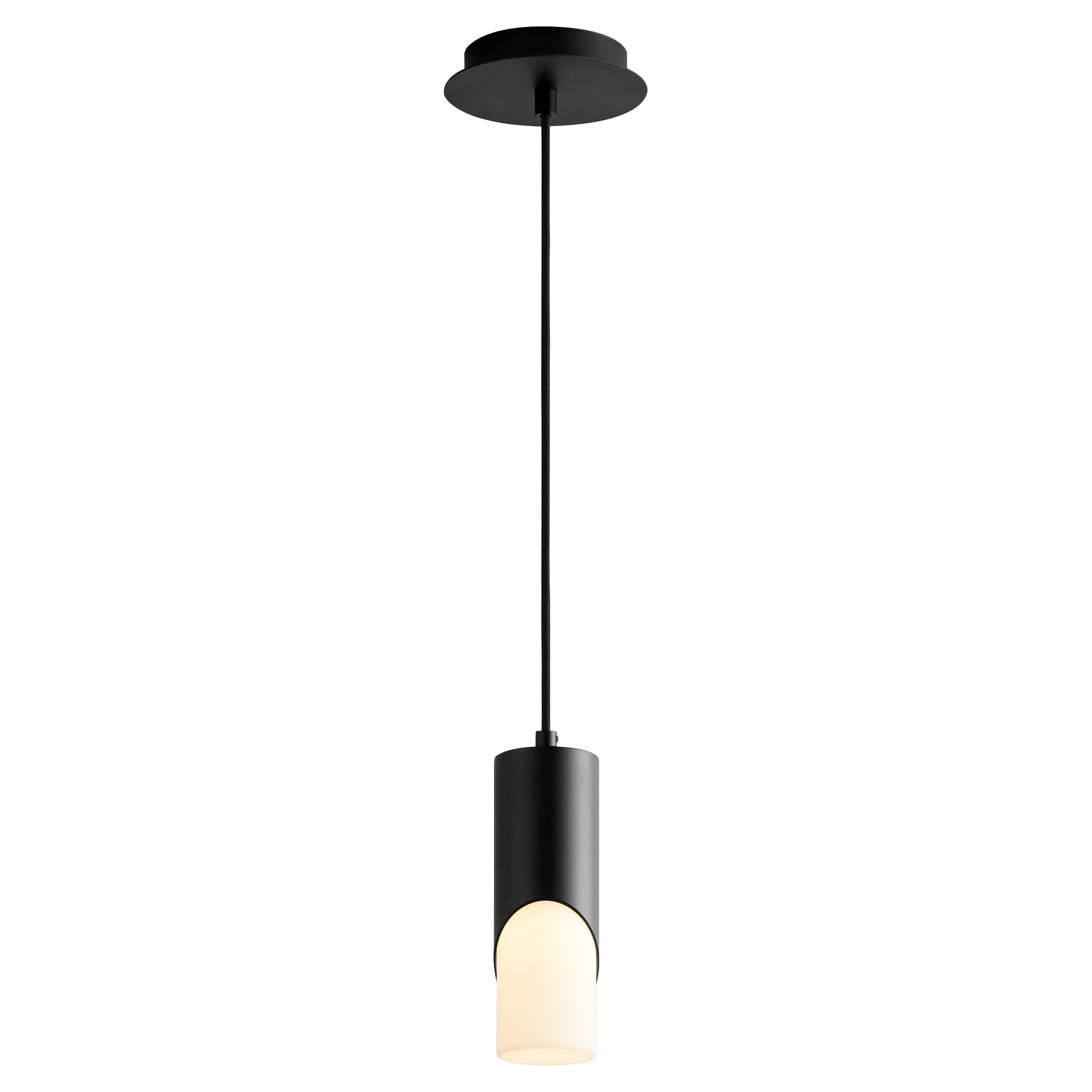 Oxygen Ellipse 3 667 215 Pendant Necklace - Black Acrylic Modern Minimalist Jewelry for Women | Perfect for Everyday Wear, Office & Special Occasions