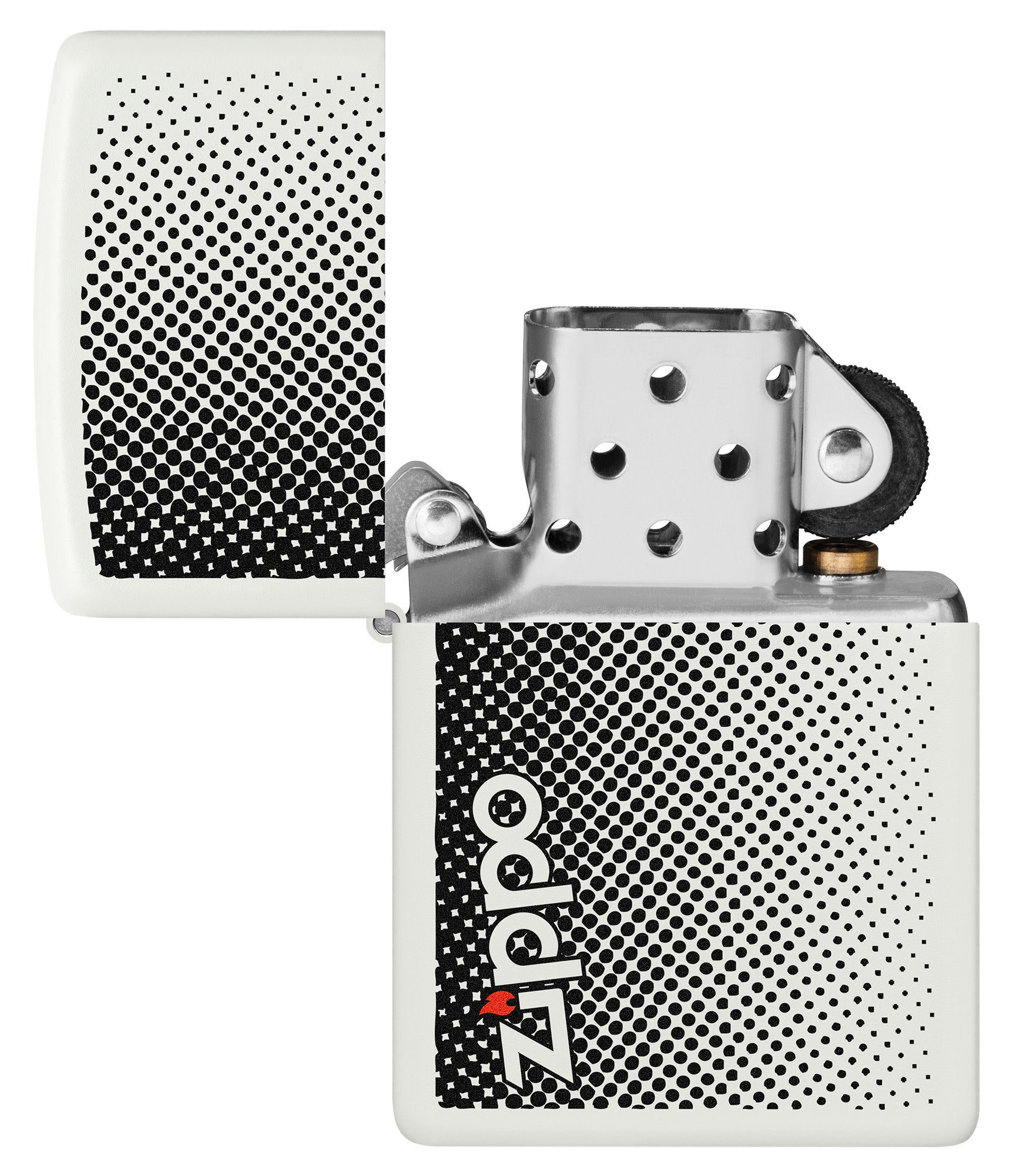 Static Zippo Lighter - Windproof Refillable Metal Lighter with Classic Design for Outdoor Camping, Hiking & Everyday Use