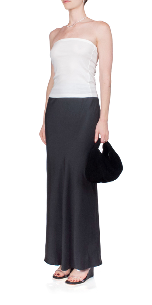 Elegant Bias Slip Skirt for Women - Comfortable & Flowy Midi Skirt for Daily Wear, Date Night & Office Outfits