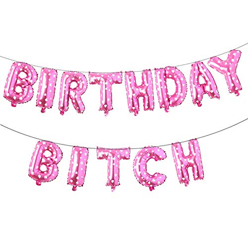 Birthday Bitch Pink Heart