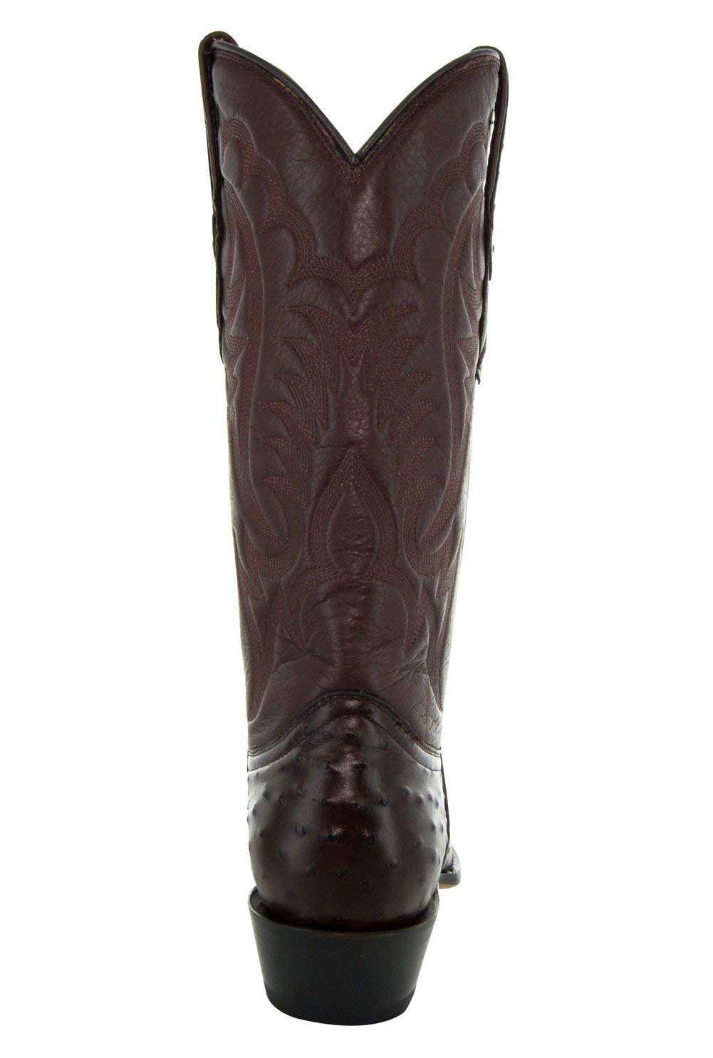 Soto Boots Men's H7002 Ostrich Print Cowboy Boots - Genuine Leather Western Boots for Men | Perfect for Rodeo, Country Dancing & Casual Wear