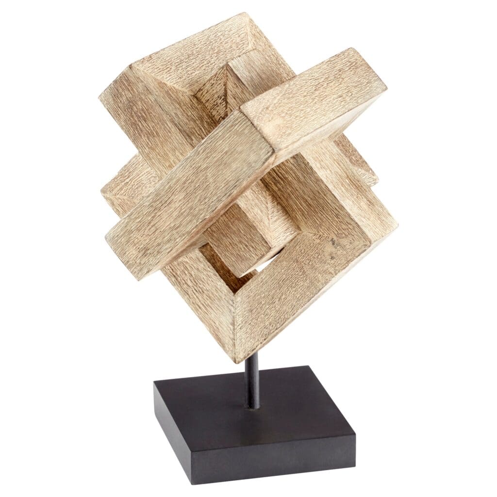Cyan Design 11170 Gali Sculpture #1 Pecan - Handcrafted Home Decor Statue for Living Room, Office & Garden