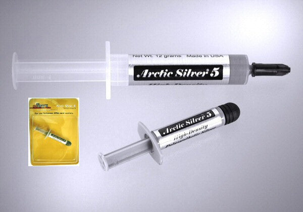 Arctic Silver 5 High-Performance Thermal Compound - 12g (AS5-12G) for CPU/GPU Cooling & PC Builds