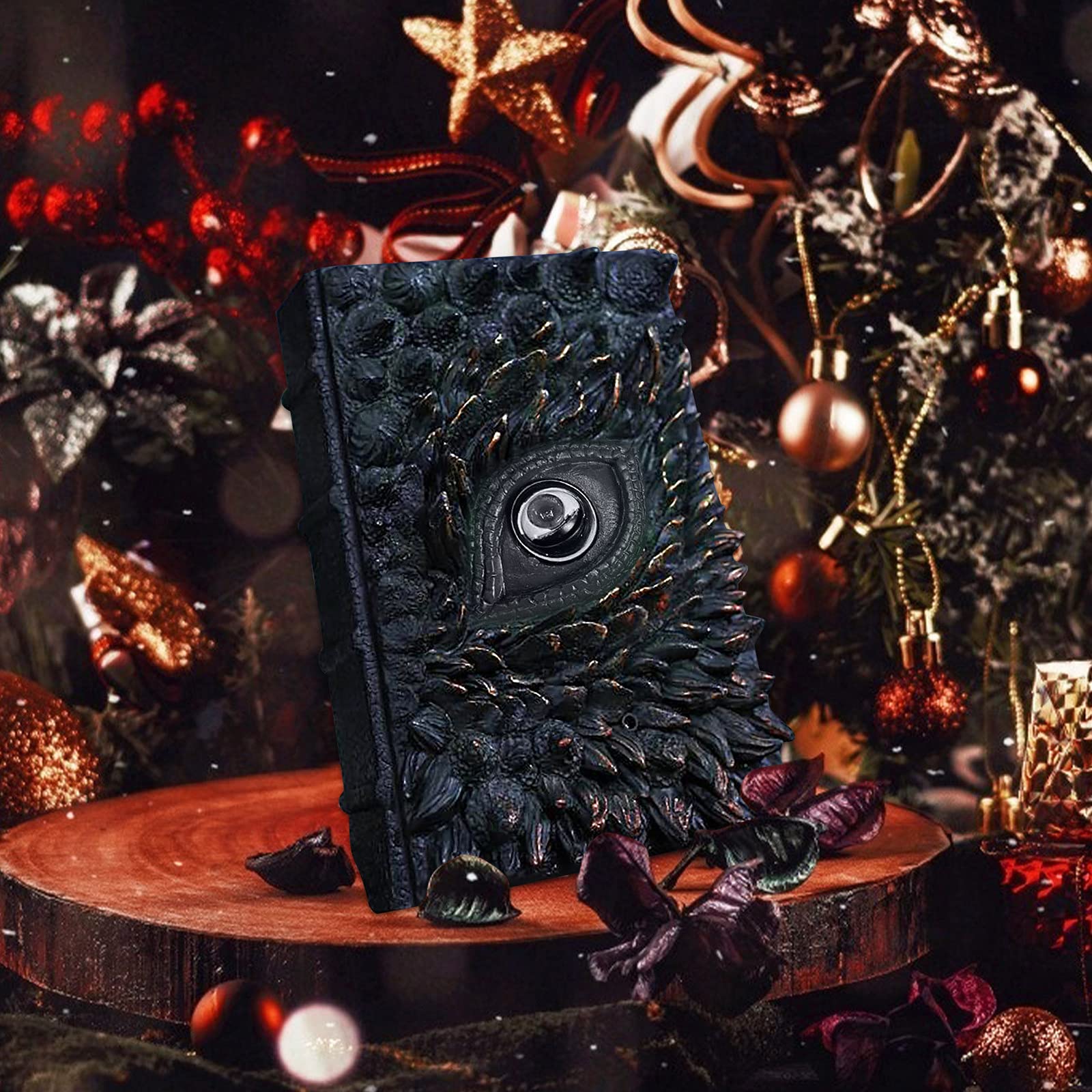 3D Dragon Eye Embossed Resin Sculpture - Handmade Dragon Lover Gift, Exquisite Home Decor for Fantasy Enthusiasts - Perfect for Bookshelf Display, Gaming Room Decor, and Medieval Themed Interior Design
