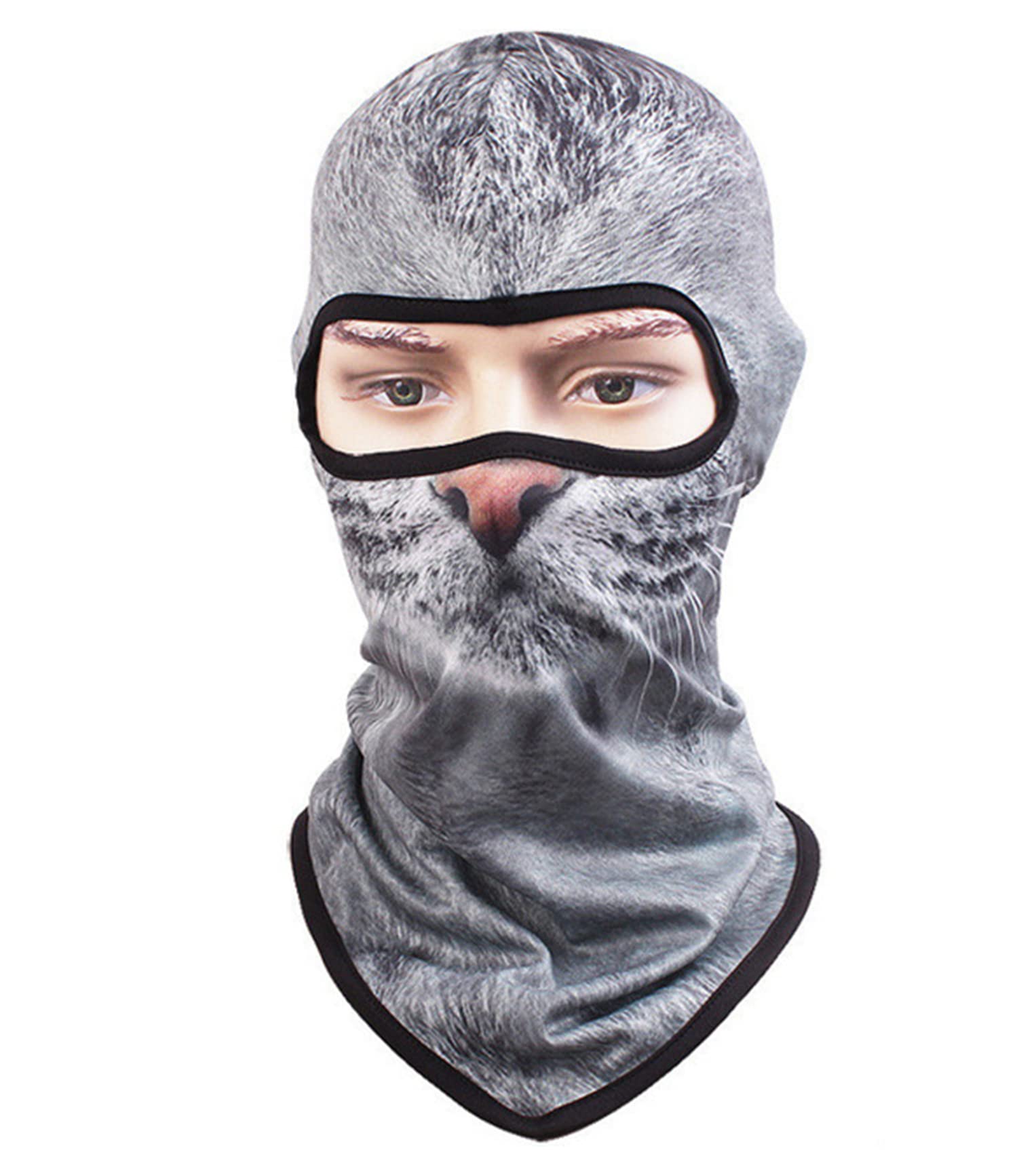 Yahoyaba Outdoor Sports Cycling Dust Mask - Breathable Animal Balaclava Face Cover for Cycling, Skiing, Music Festivals, Raves, Halloween & Costume Parties | Perfect for Cold Weather, Dust Protection & Costume Events