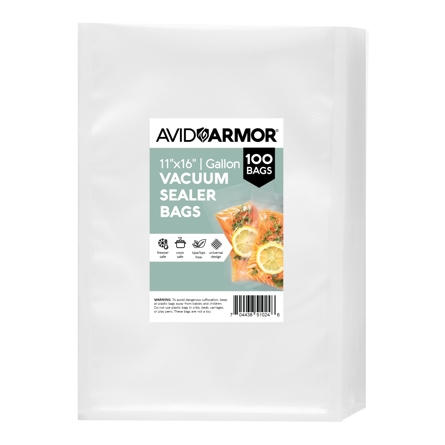 Avid Armor Heavy Duty Vacuum Sealer Bags 100 Count - 11
