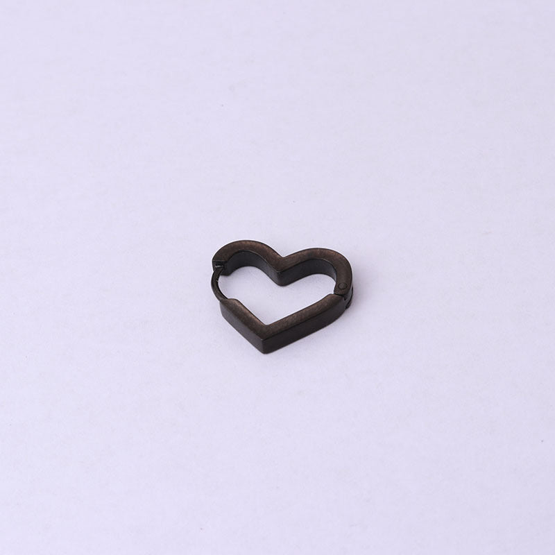 20G Minimalist Geometric Heart U Hoop Earrings - Dainty Gold Plated Stainless Steel Earrings for Women | Perfect for Everyday Wear, Date Nights & Gifts