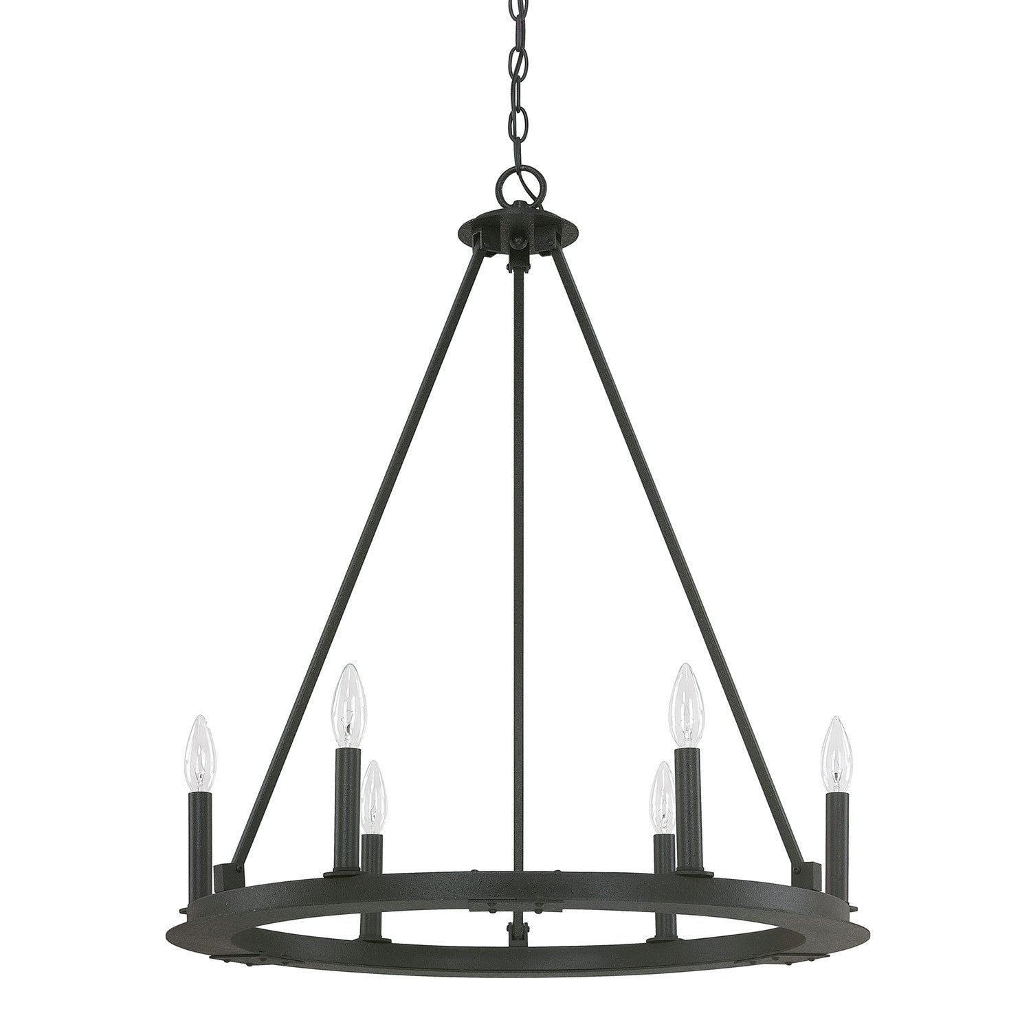 Capital Lighting Six Light Chandelier - Elegant Crystal Ceiling Fixture for Dining Room, Living Room & Bedroom | Modern Home Lighting Decor