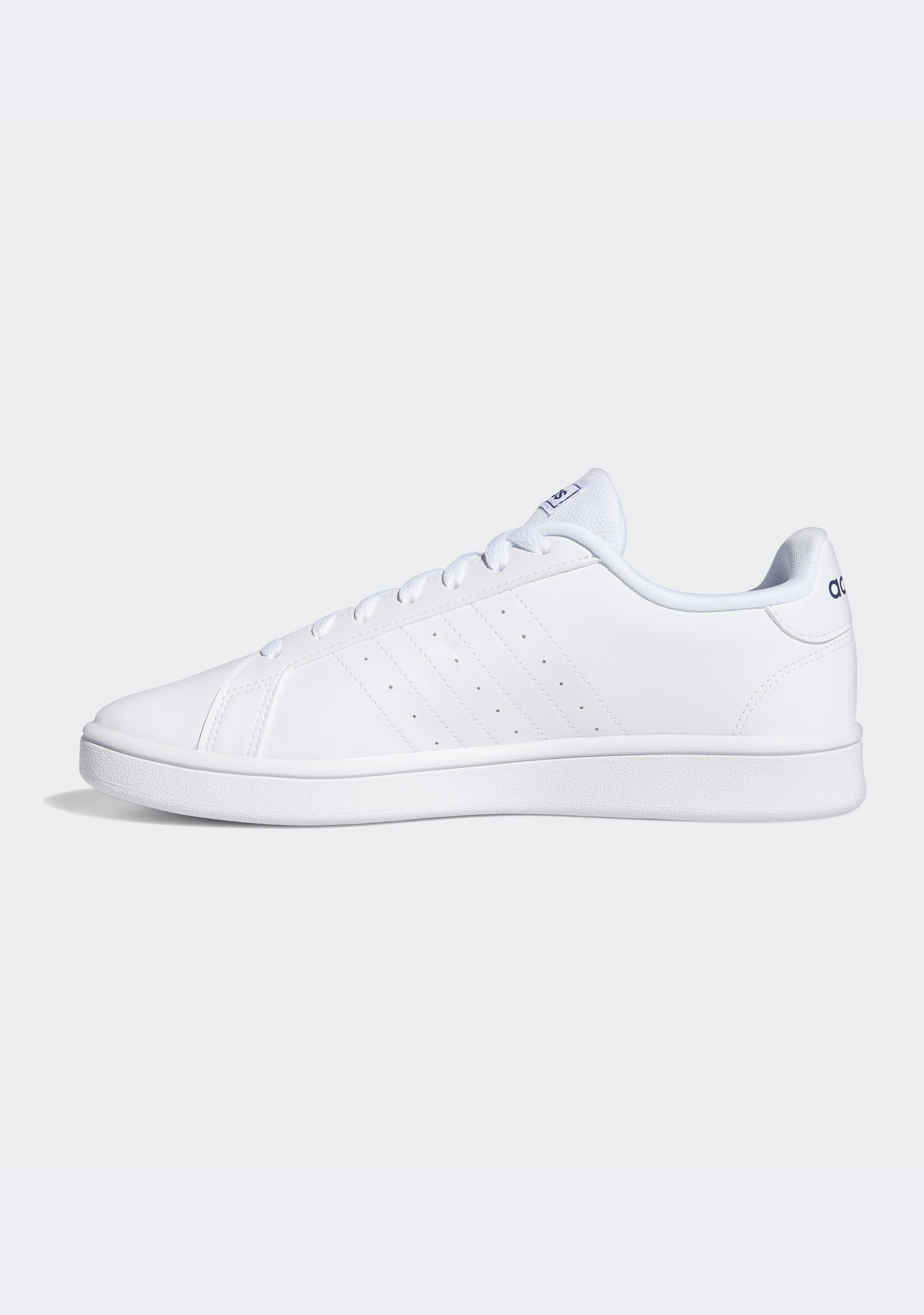Adidas Men's Grand Court Base Sneakers - Classic White Tennis Shoes for Men | Comfortable & Stylish Casual Wear for Walking, Gym, and Everyday Use