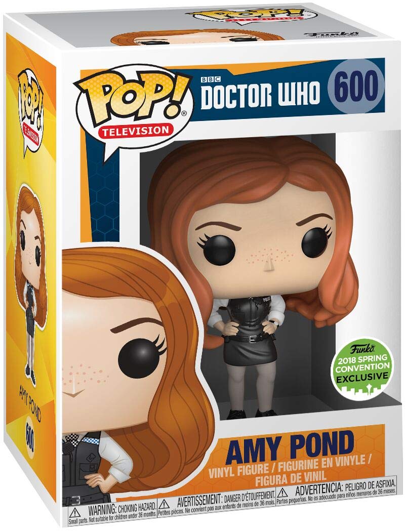 Exclusive Funko Pop! Doctor Who Amy Pond #600 Vinyl Figure - 2018 Spring Convention Limited Edition Collectible for Fans & Gift Idea | Perfect for Display, Themed Parties & Pop Culture Collections